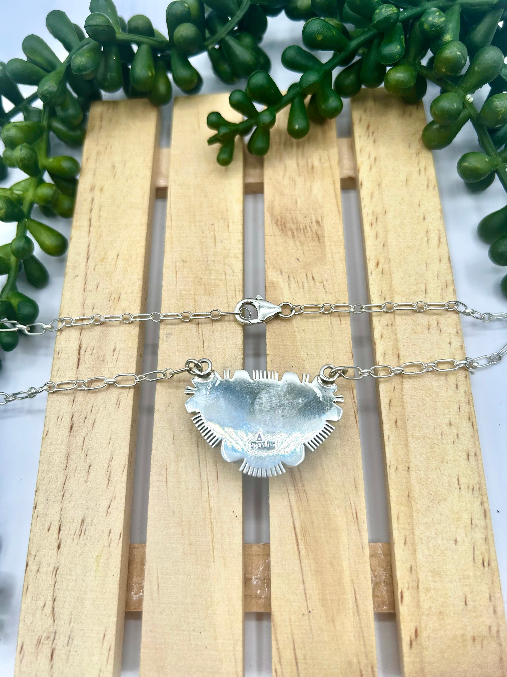 Allen Lee Charoite & Sterling Silver Necklace