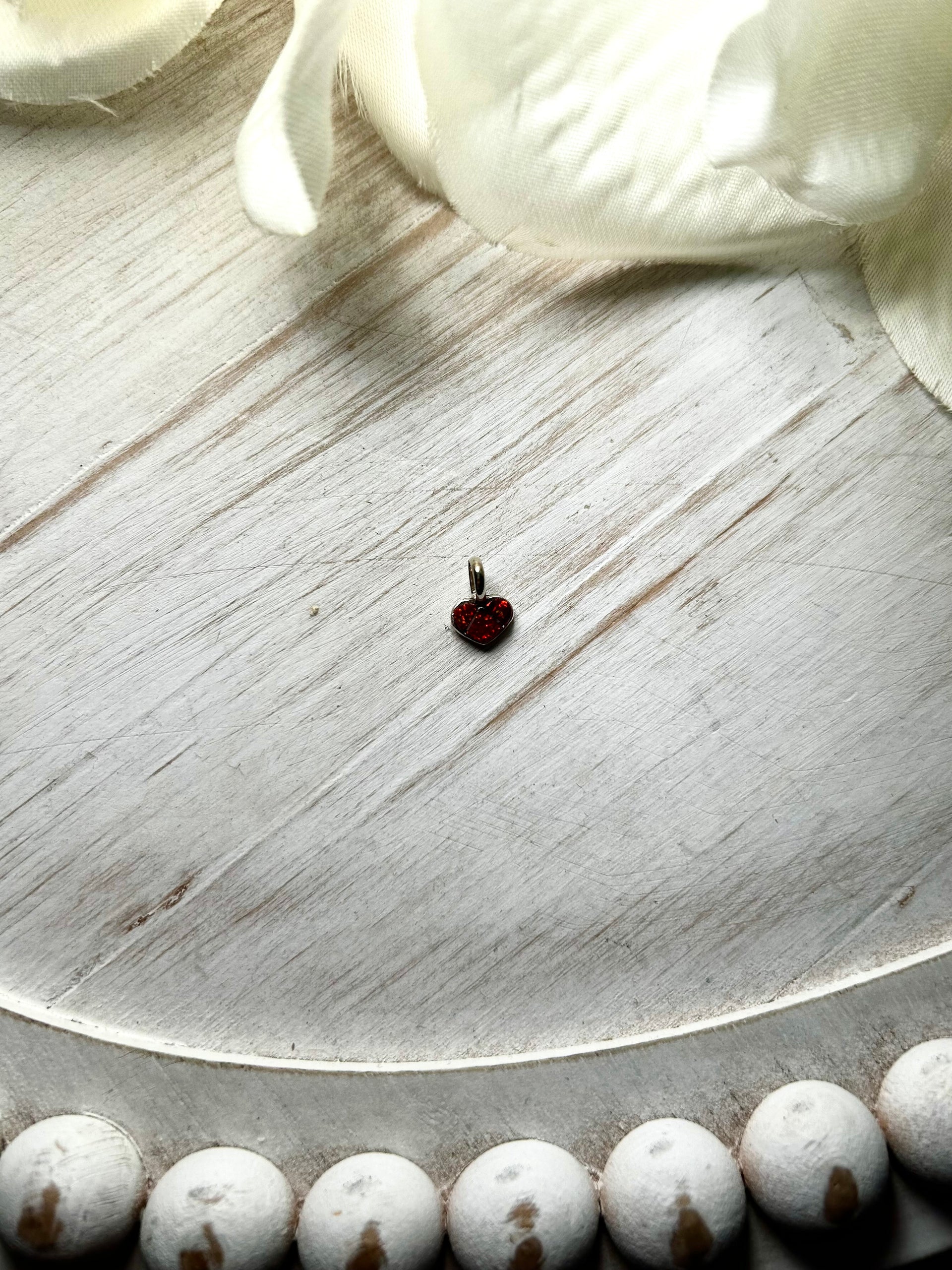 Zuni Made Opal & Sterling Silver Pendant