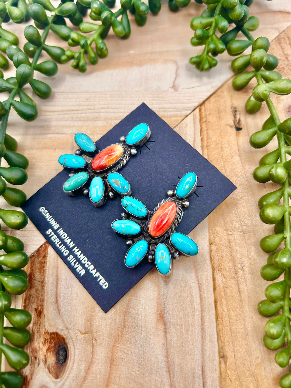 Aldora Henry Multi Stone & Sterling Silver Post Earrings