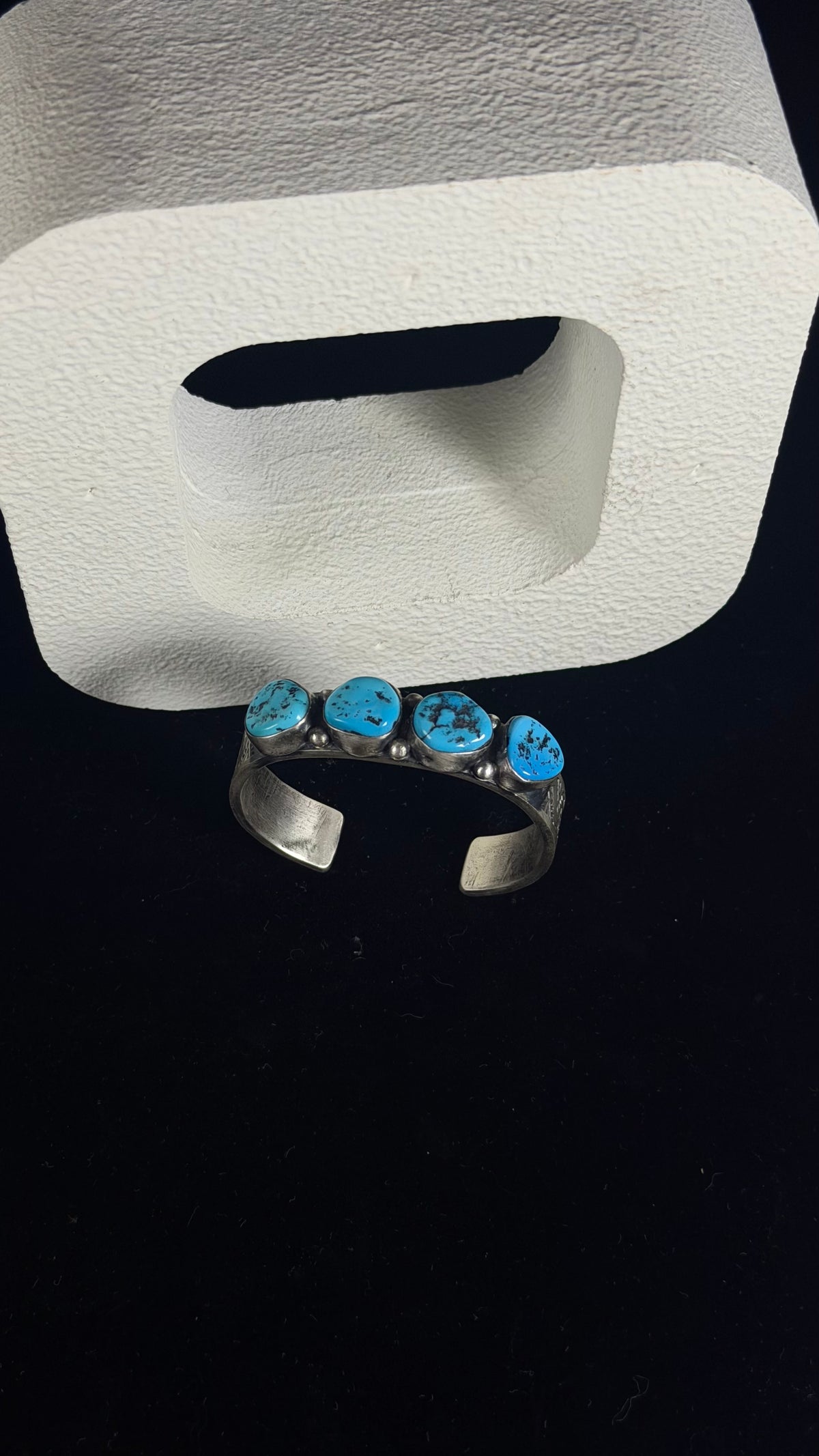 Wilson Dawes Sleeping Beauty Turquoise & Sterling Silver Cuff Bracelet