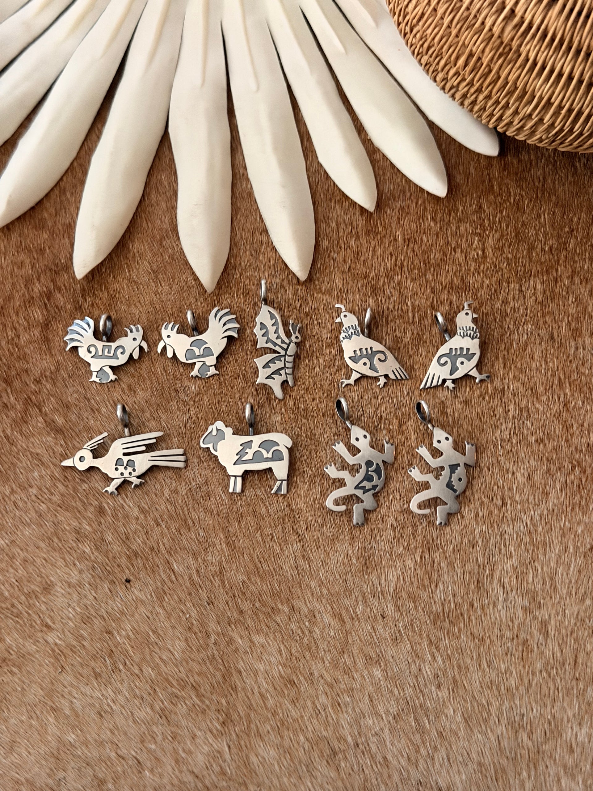 Navajo Made Sterling Silver Pendant