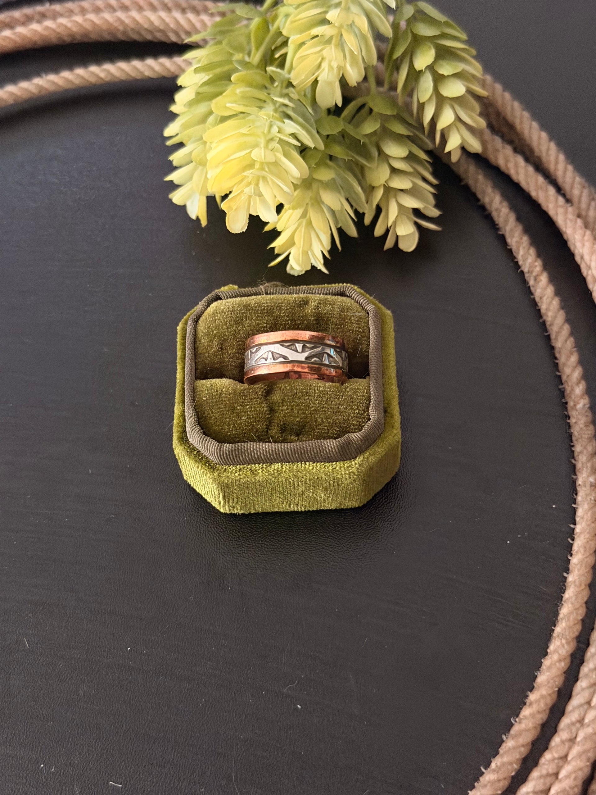 Wylie Salatero Copper & Sterling Silver Ring