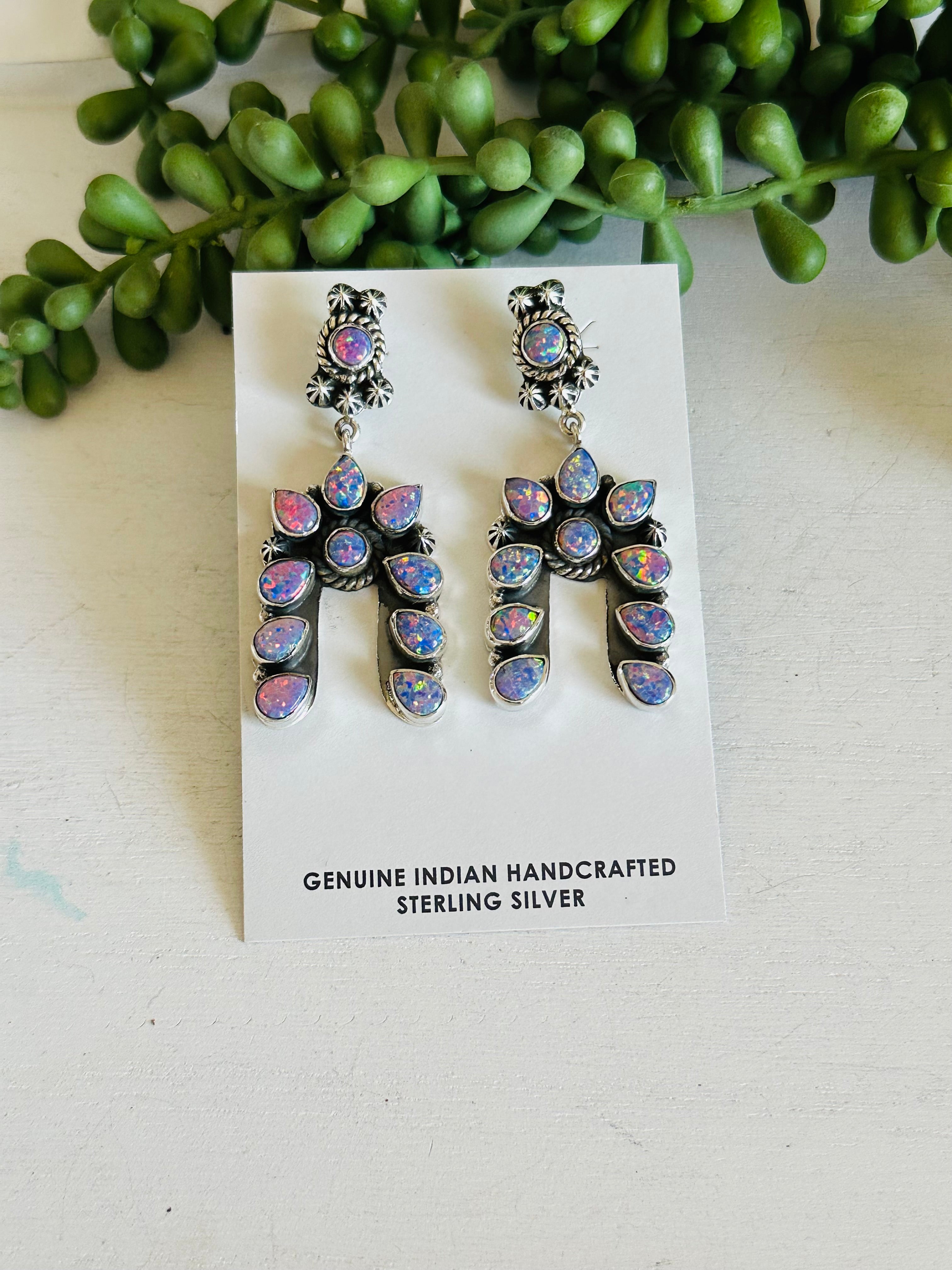 TTD “The Storm” Opal & Sterling Silver Earrings