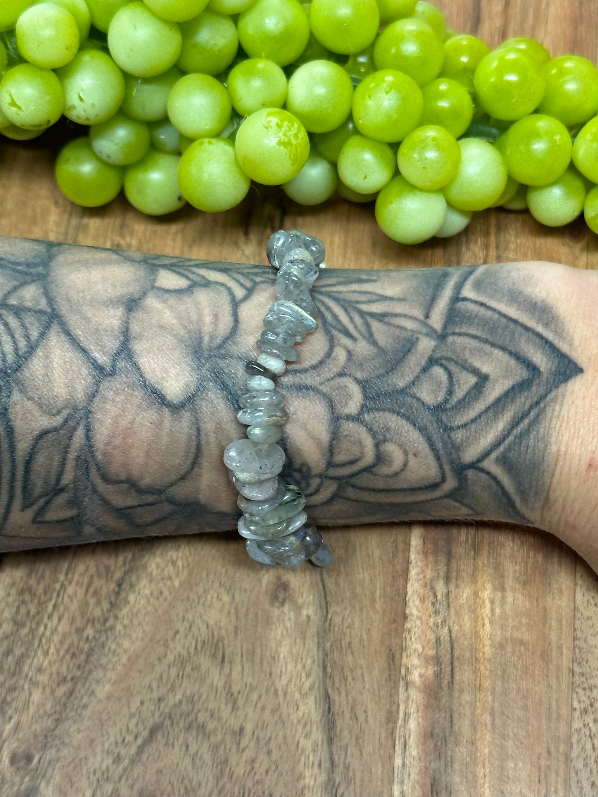 Southwest Strung Moon Stone Bracelet