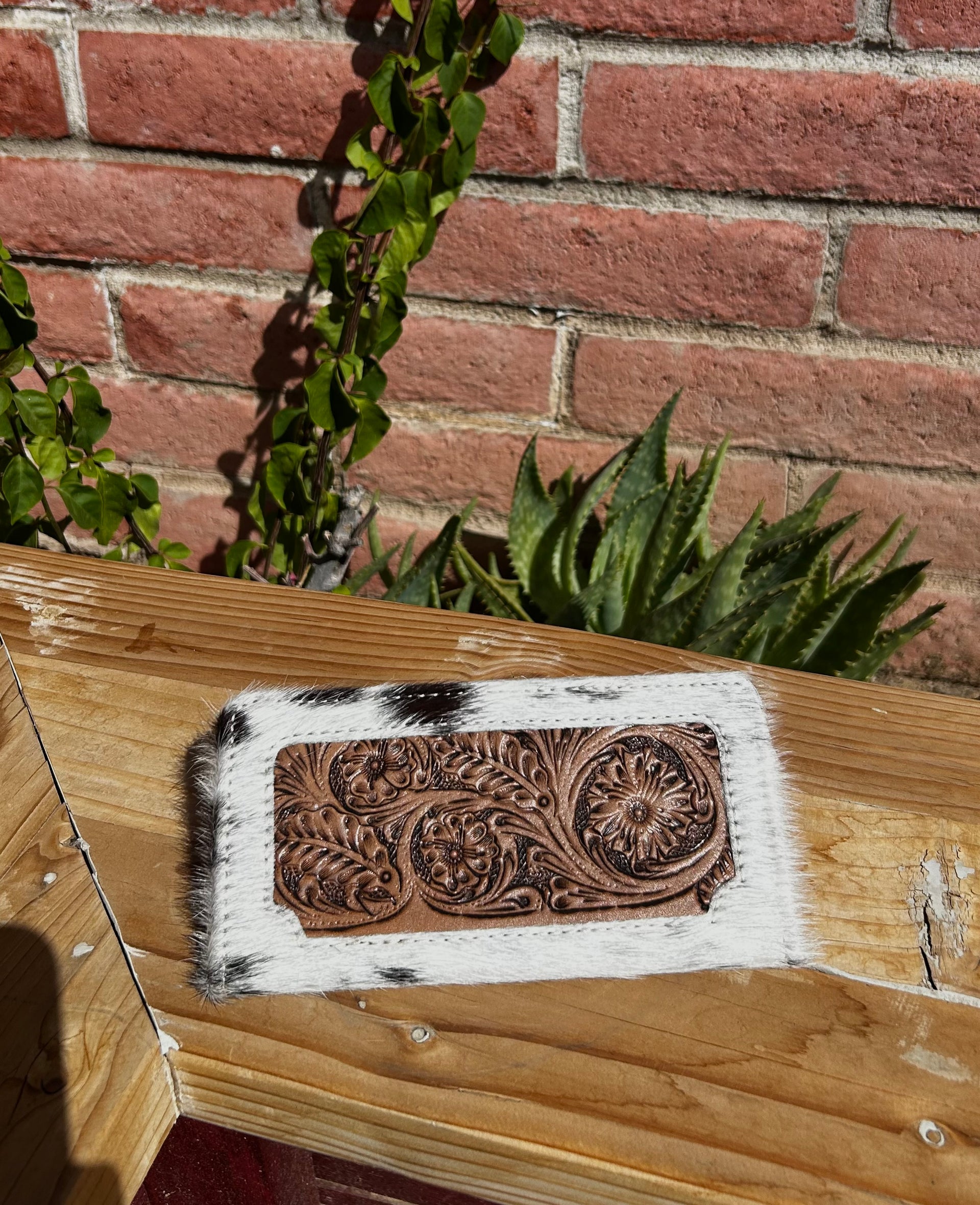 Genuine Tooled Leather Wallet