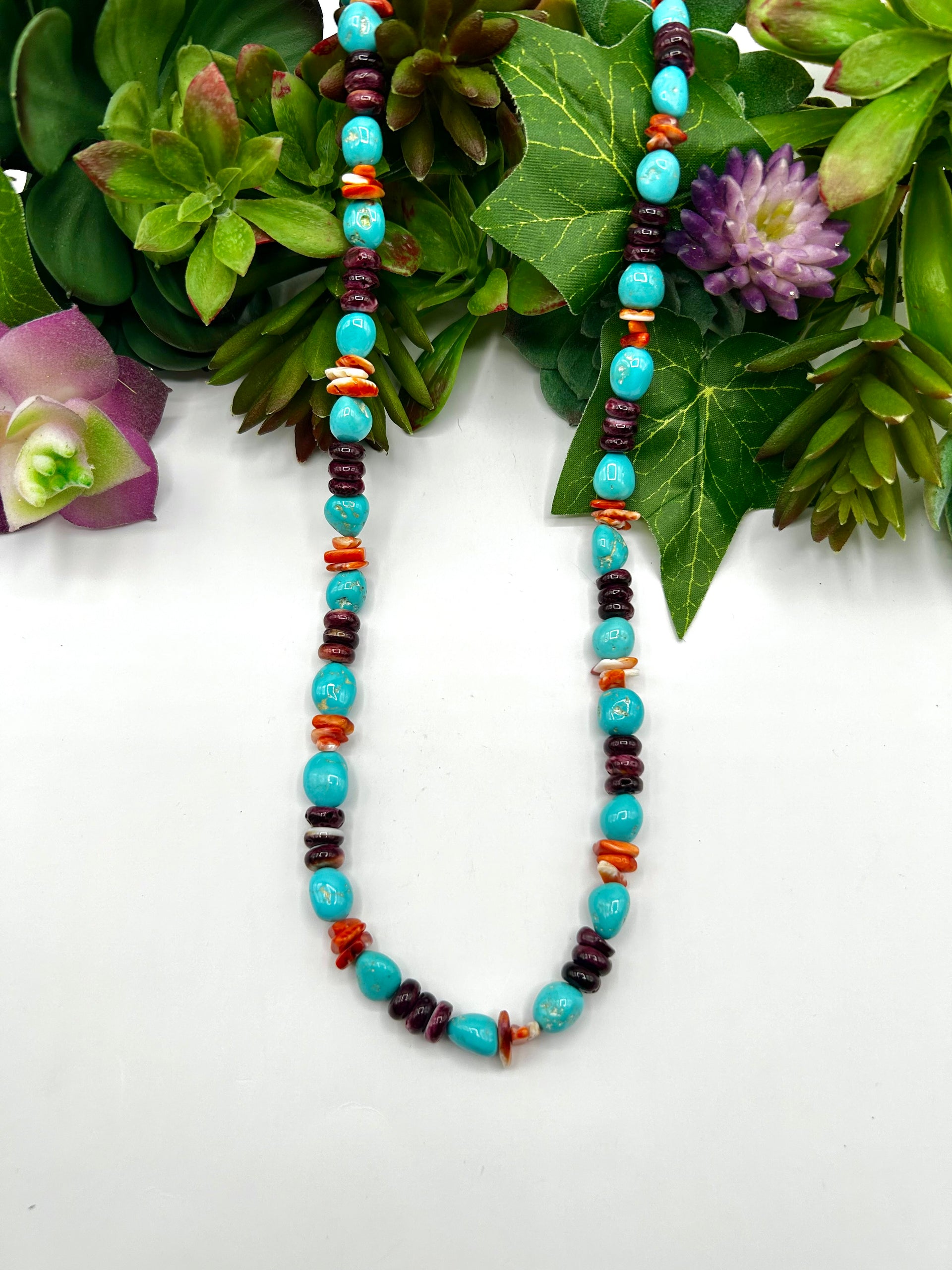 Navajo Made Multi Stone Necklace
