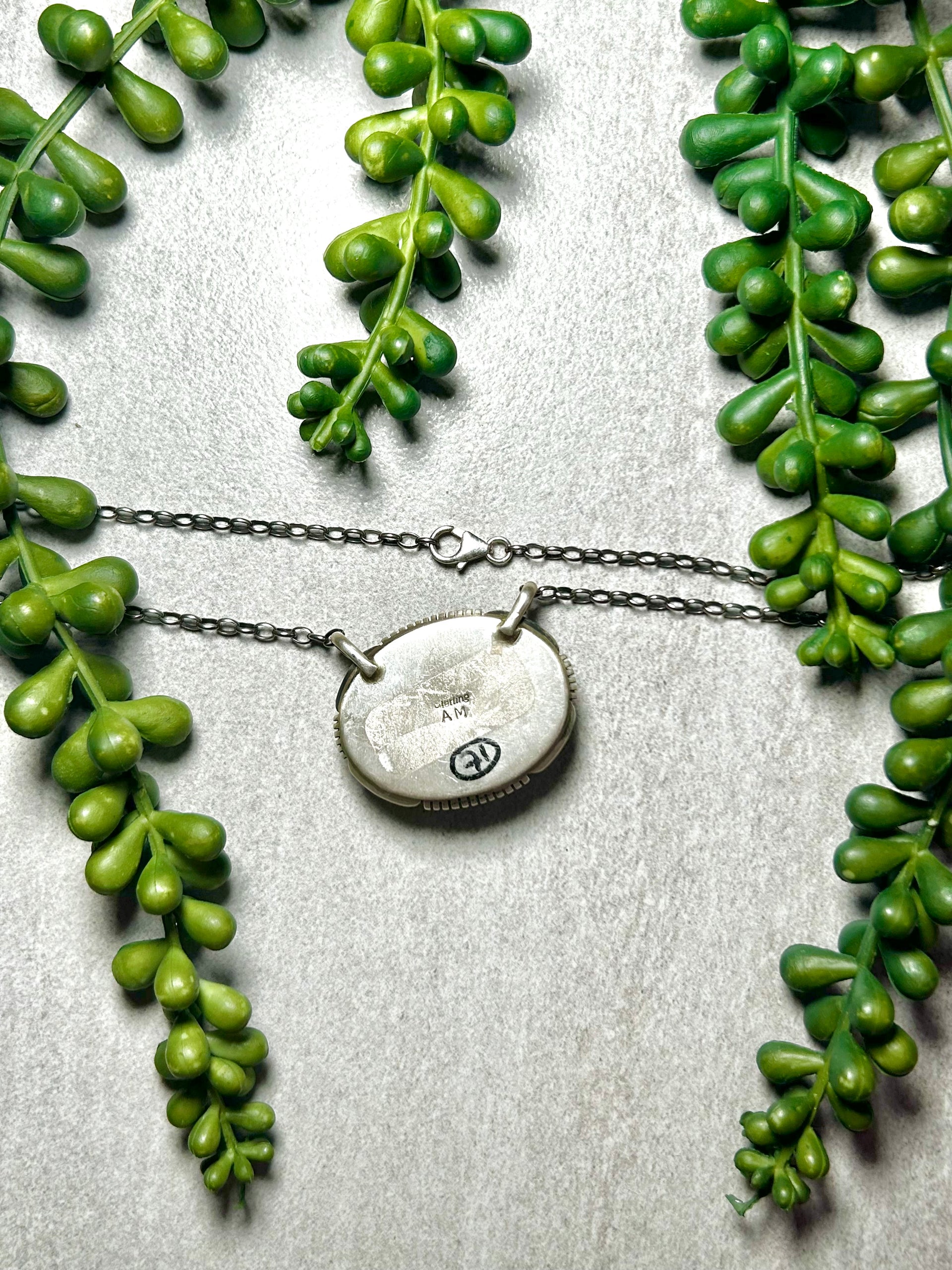 Alfred Martine #8 Turquoise & Sterling Silver Necklace