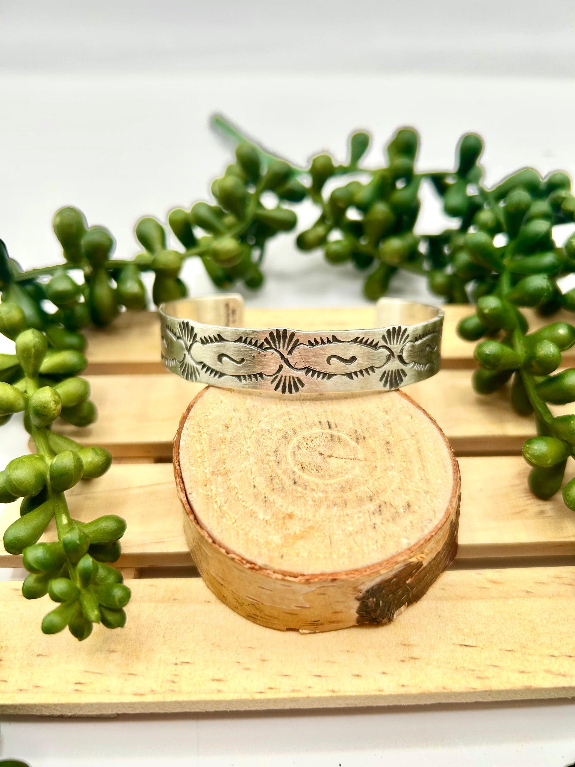 Gary Sandoval Sterling Silver Cuff Bracelet