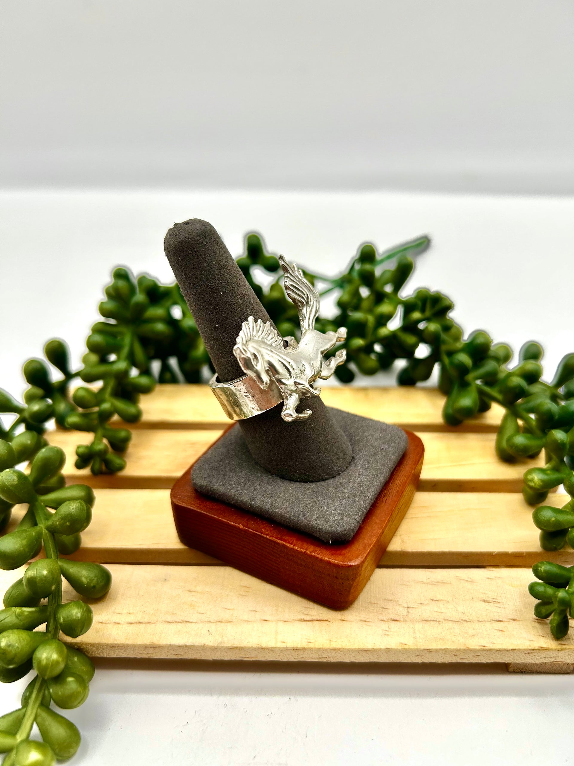 Zuni Made Sterling Silver Ring Size 9
