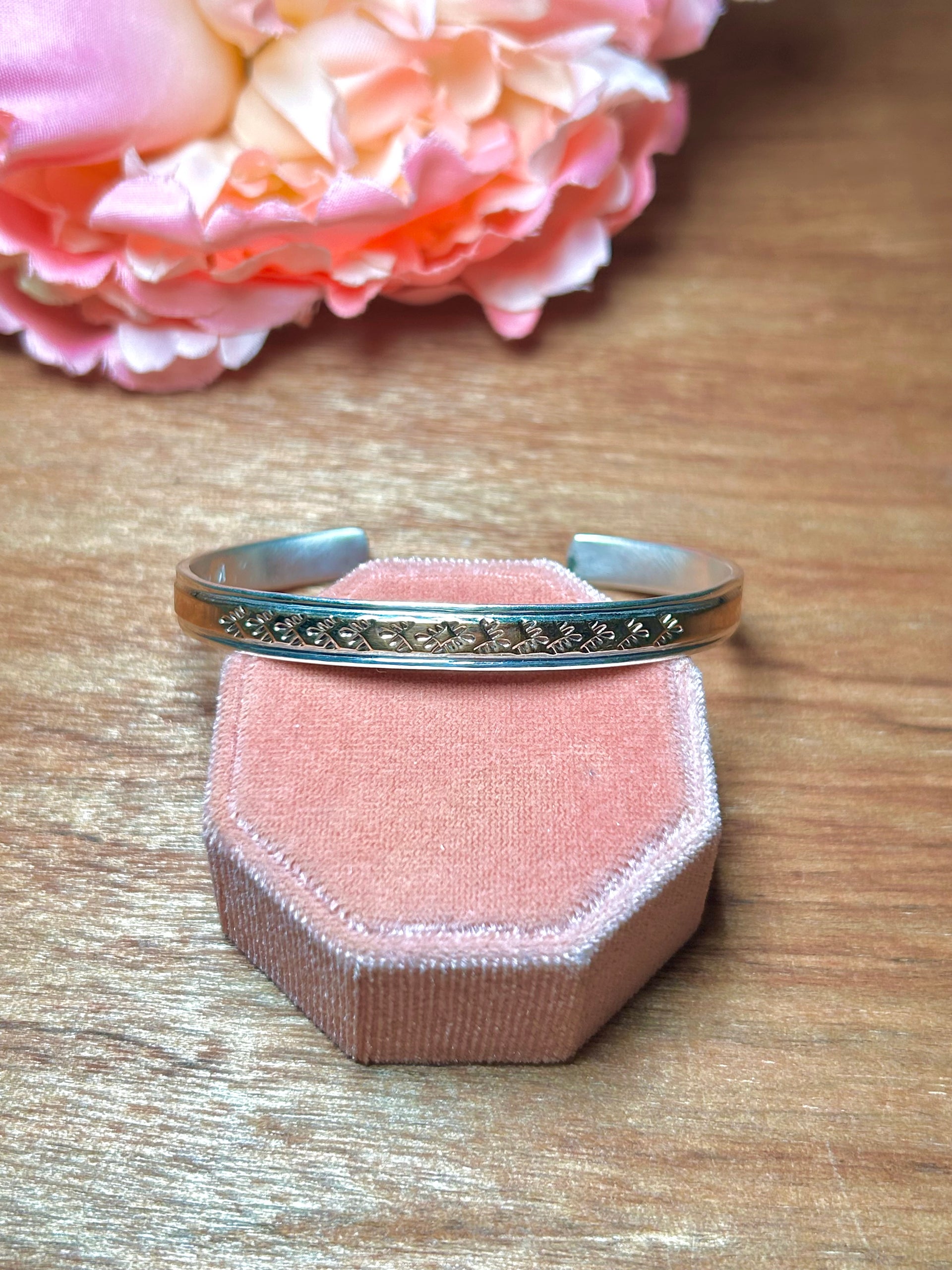 Navajo Made 14K Gold Fill & Sterling Silver Cuff Bracelet