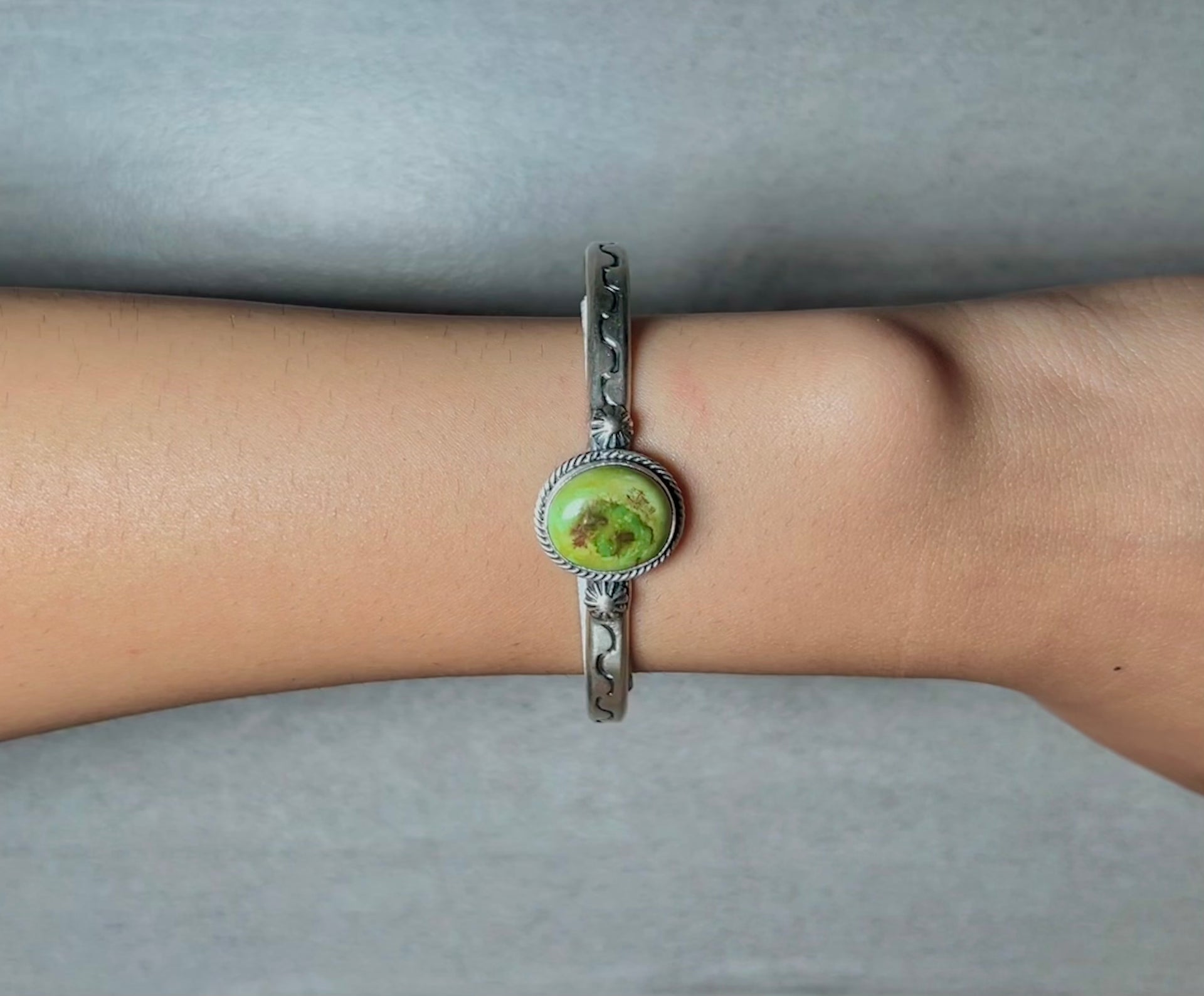 Sam Yellowhair SM & Sterling Silver Cuff Bracelet