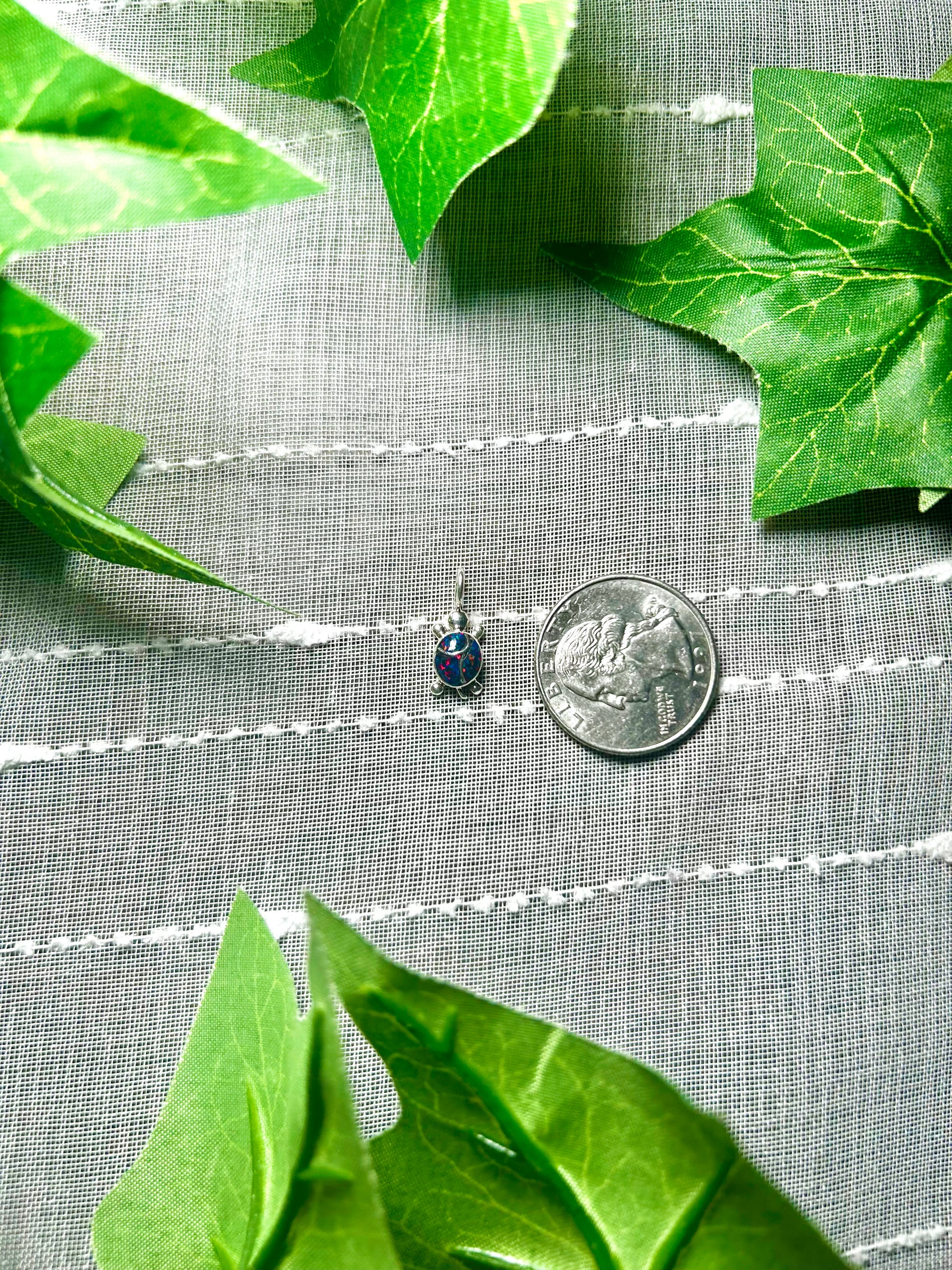 Zuni Opal & Sterling Silver Pendant