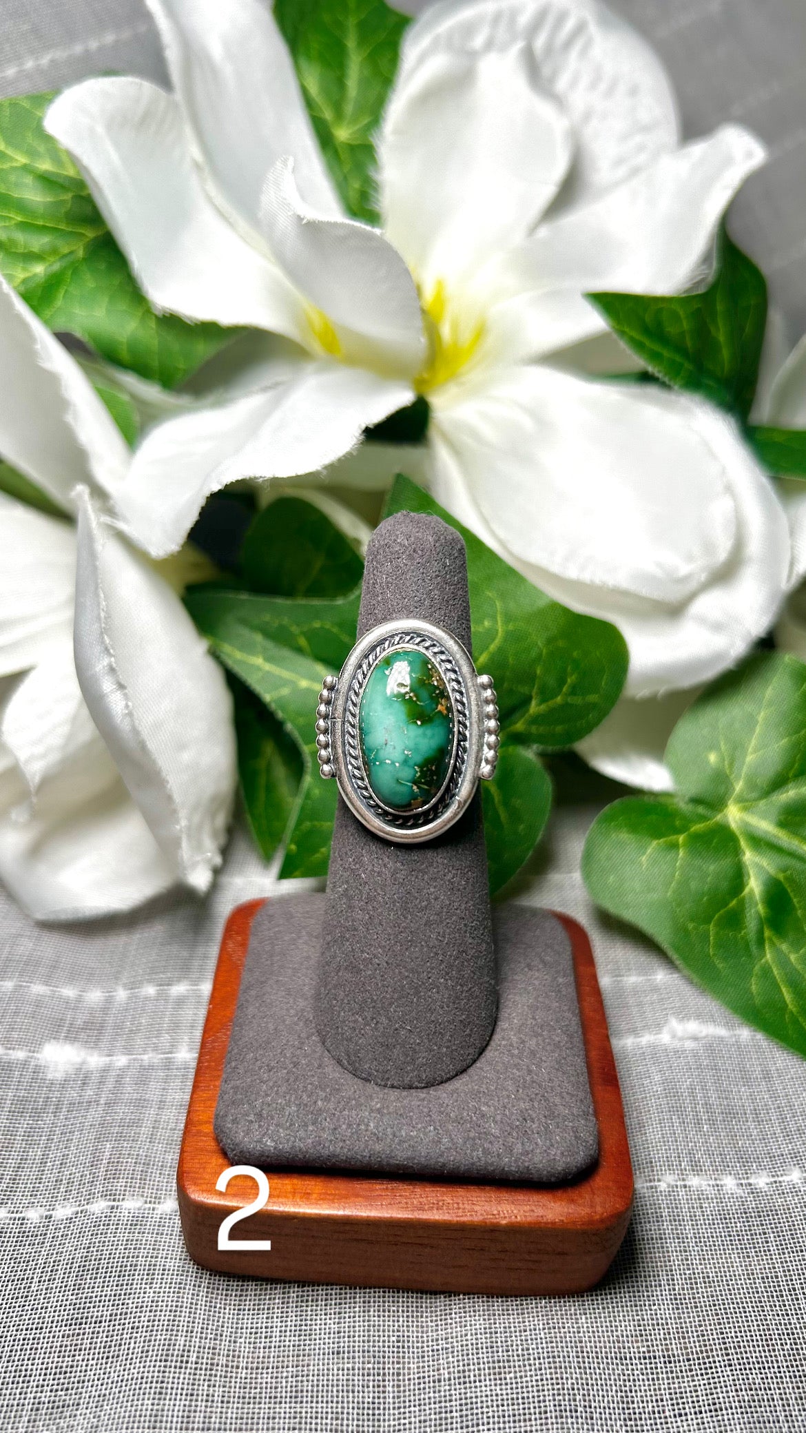 Sam Yellowhair Sonoran Mountain & Sterling Silver Ring