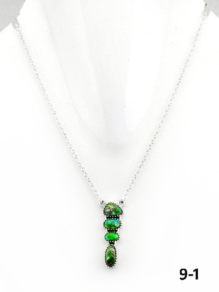 Southwest Made Sonoran Gold & Sterling Silver Necklace