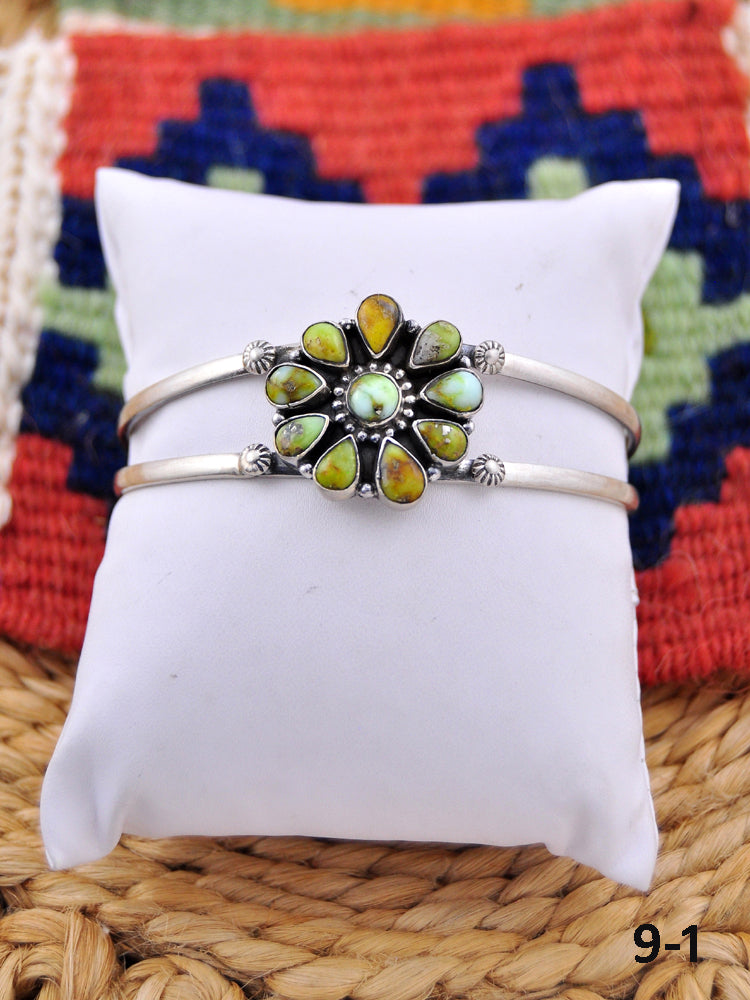 Southwest Made Palomino & Sterling Silver Cuff Bracelet