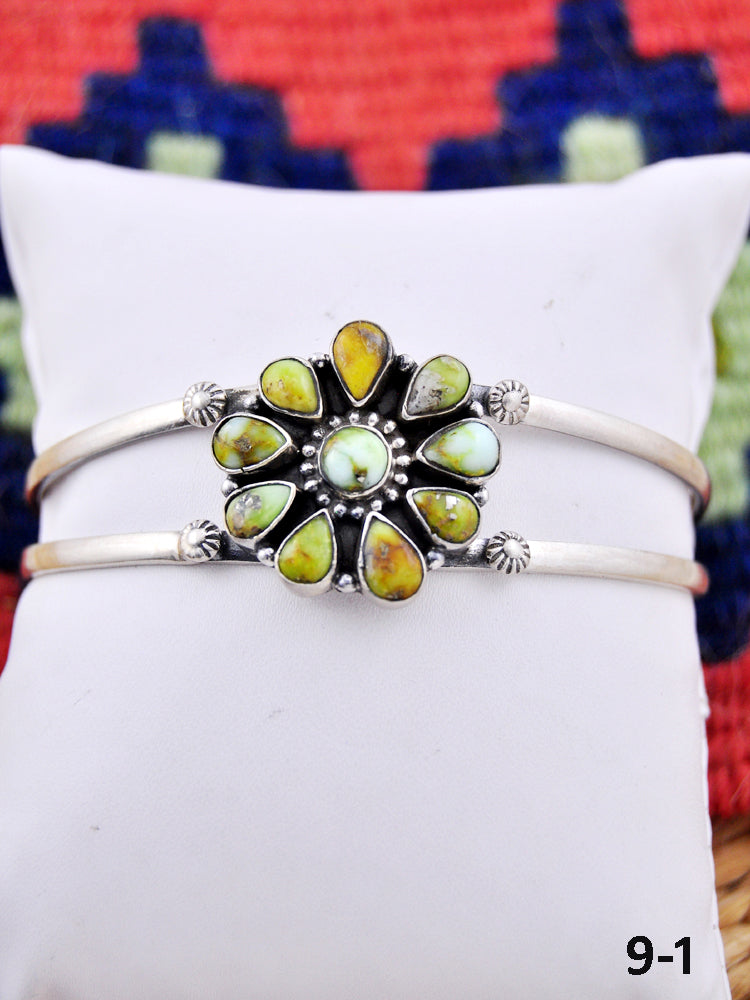 Southwest Made Palomino & Sterling Silver Cuff Bracelet