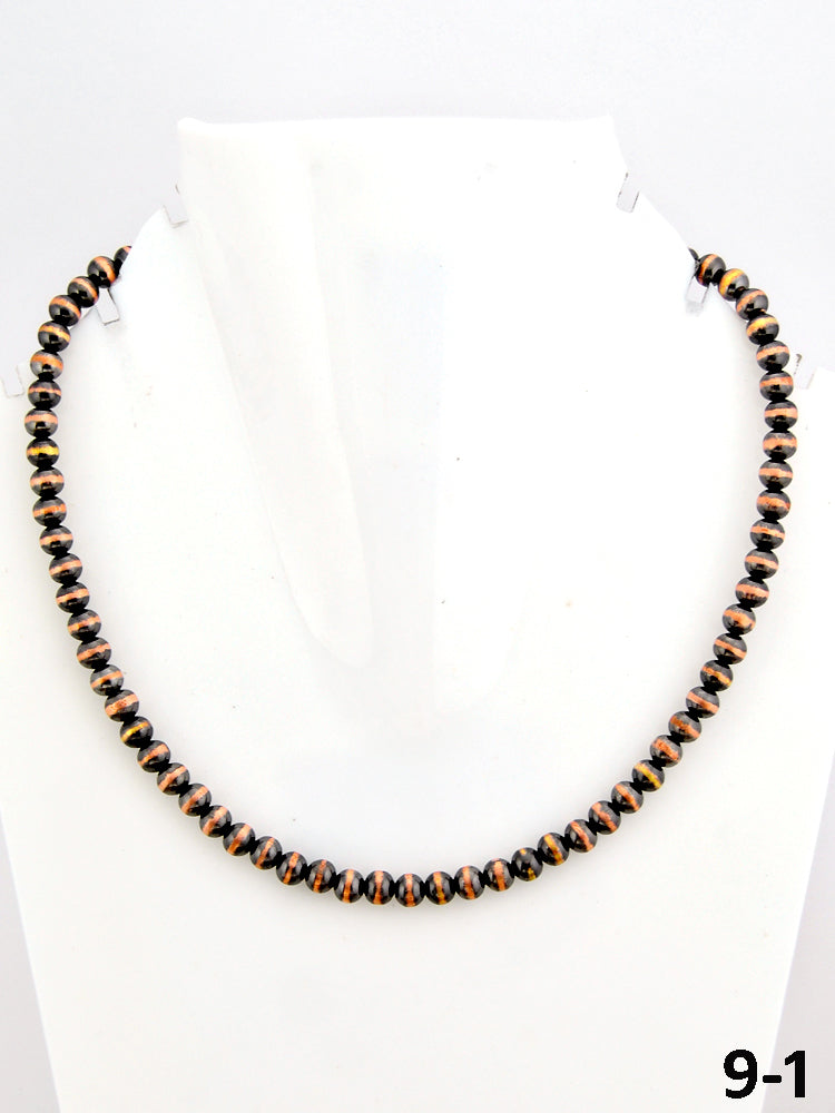 Southwest Handmade Copper 6 MM 16” Beaded Necklace