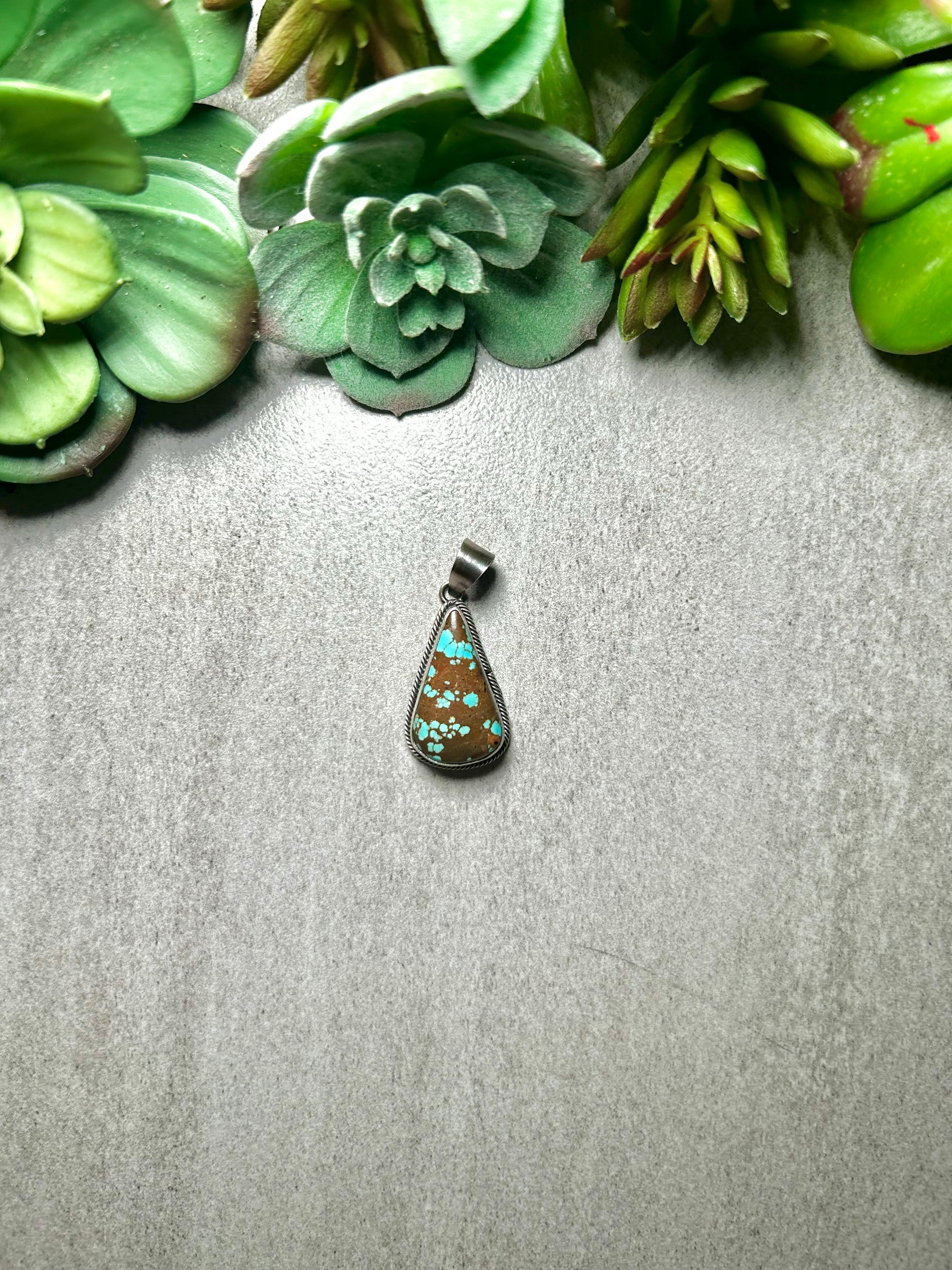 Scott Skeet #8 Turquoise& Sterling Silver Pendant