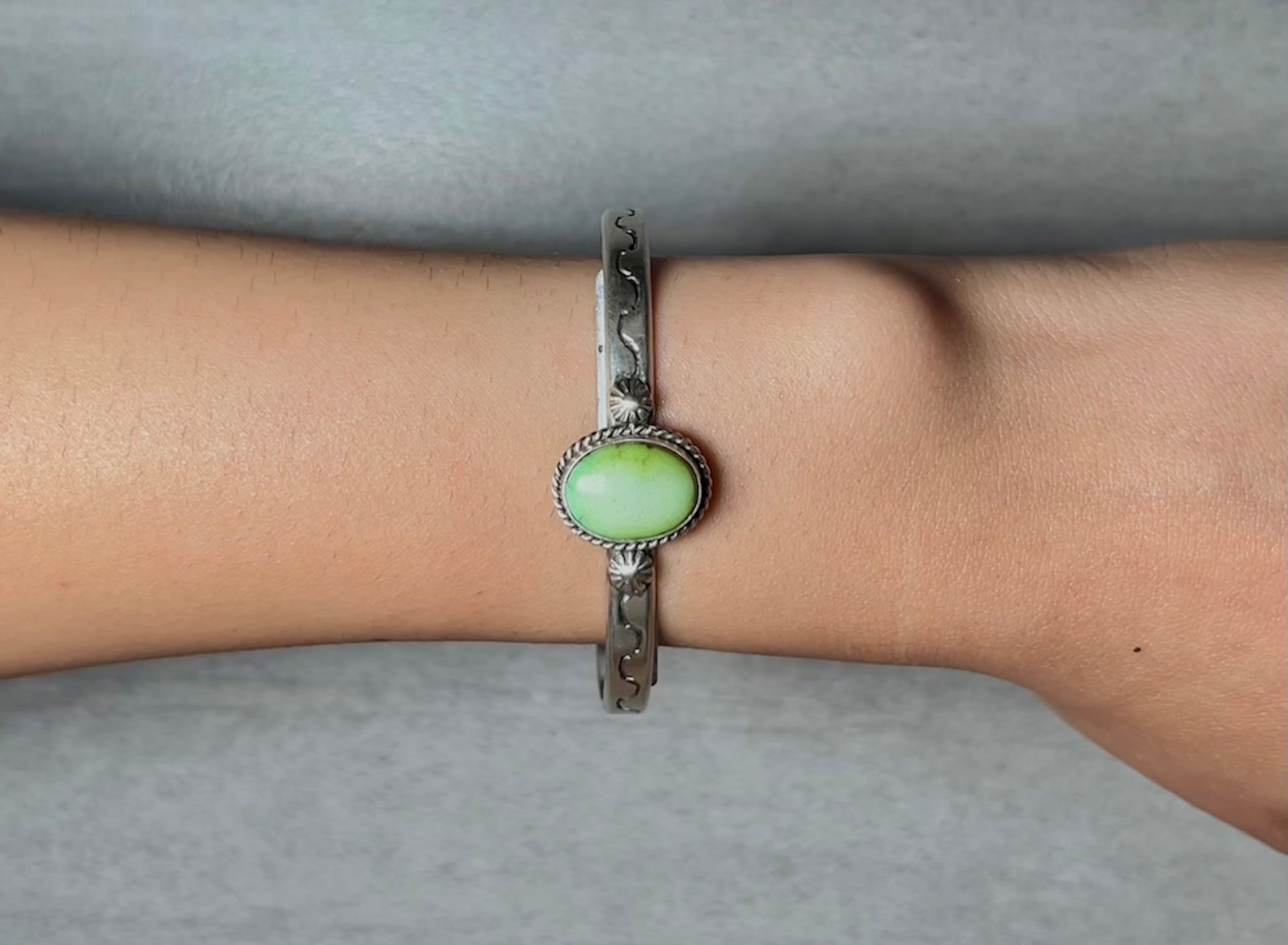 Sam Yellowhair SM & Sterling Silver Cuff Bracelet