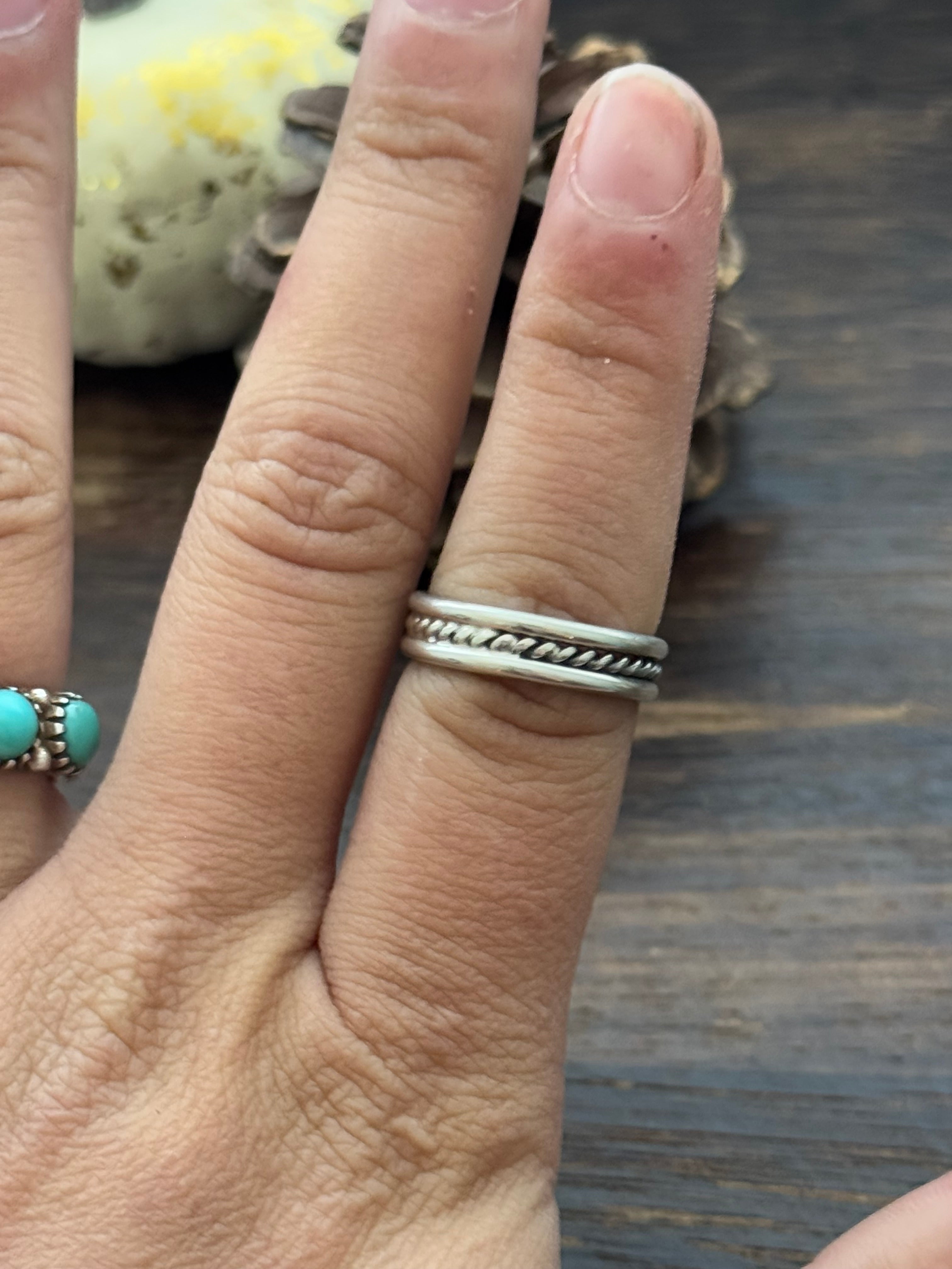 Navajo Made Sterling Silver Ring