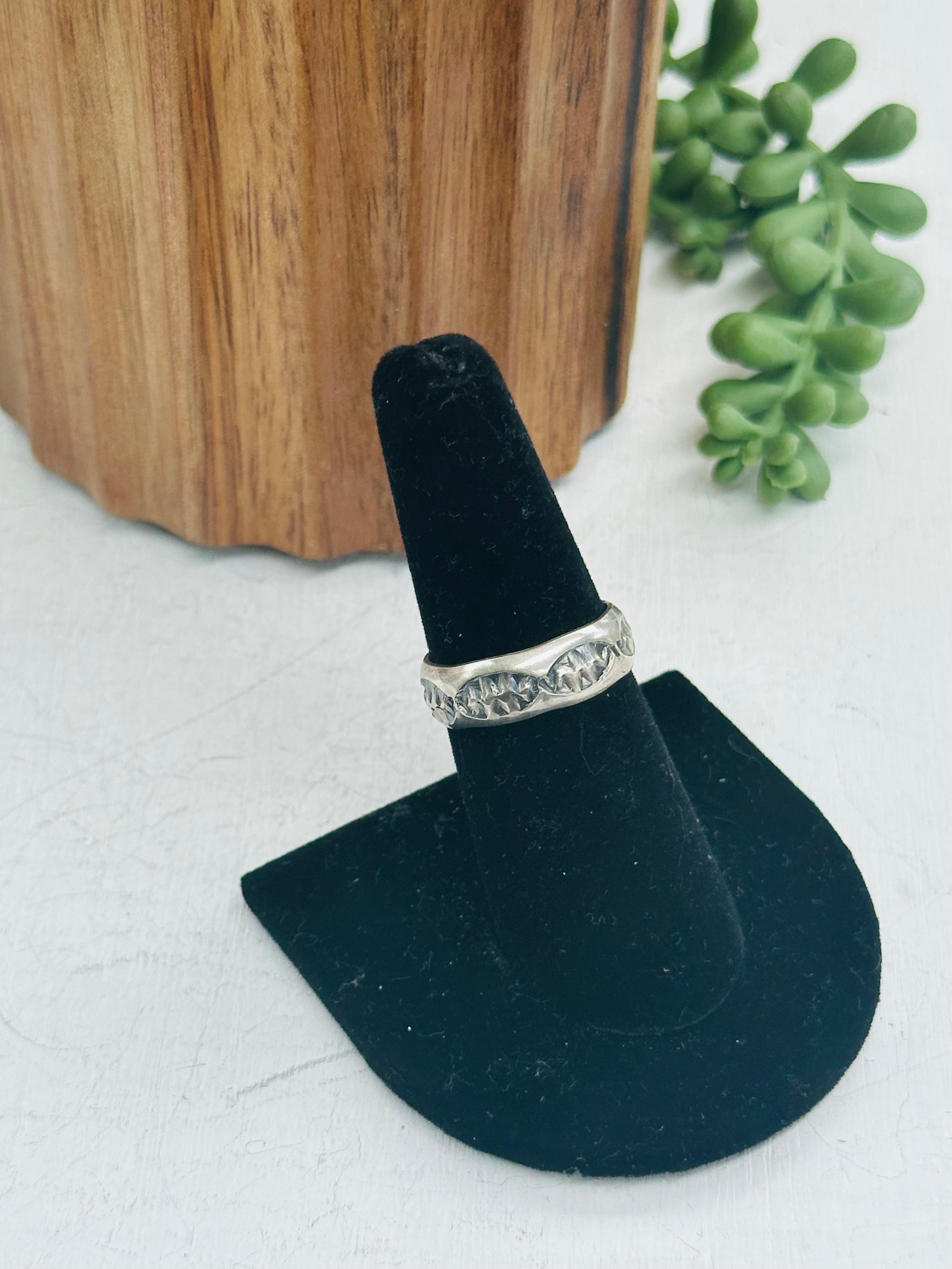 Navajo Made Sterling Silver Ring