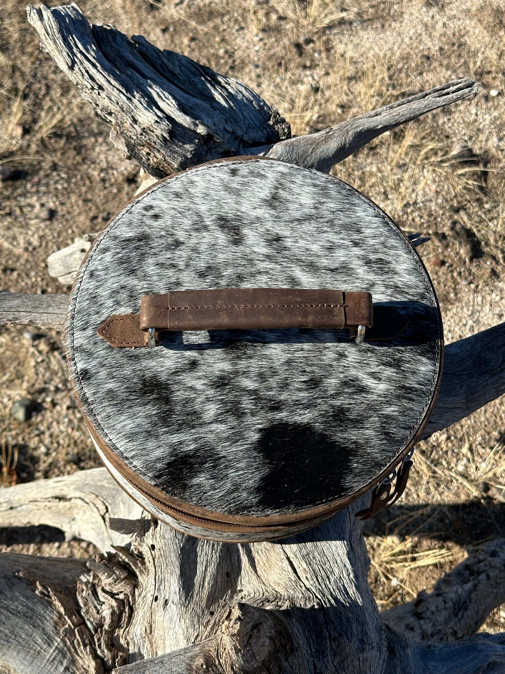 Genuine Leather & Cowhide Jewelry Box