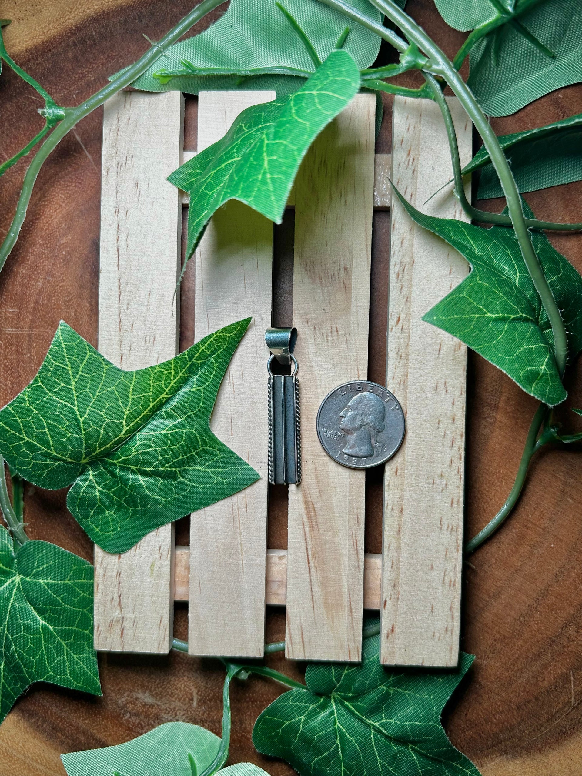 Navajo Made Sterling Silver Pendant