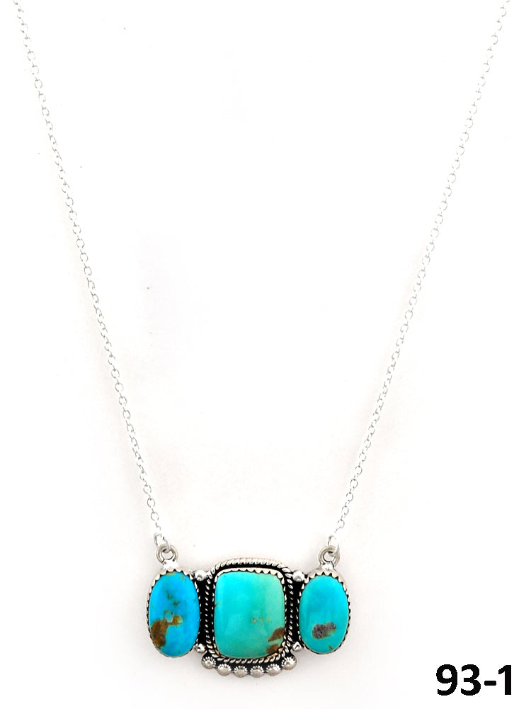 Southwest Made Santa Maria & Sterling Silver Necklace