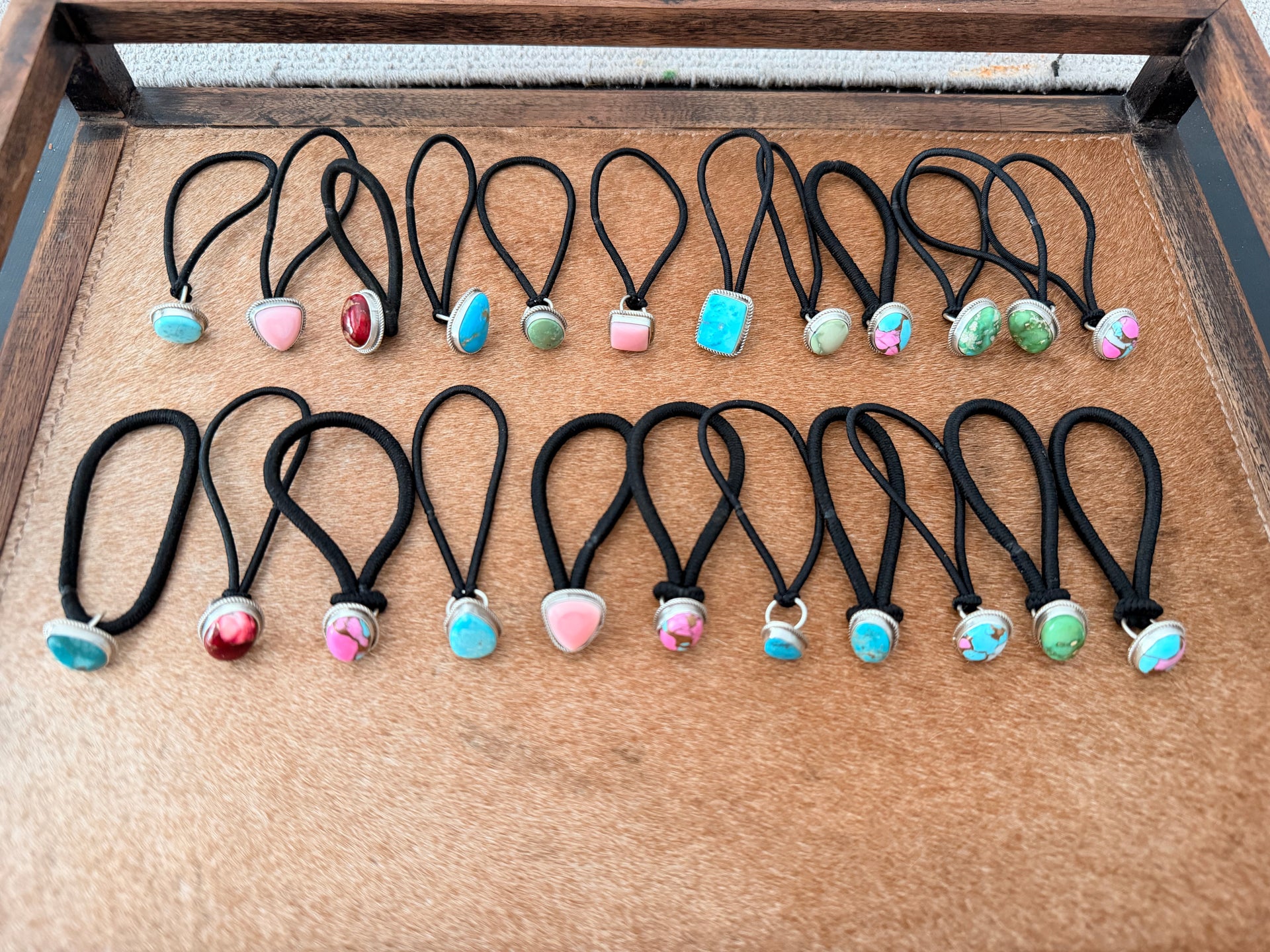Navajo Made Sterling Silver Ponytail Holder
