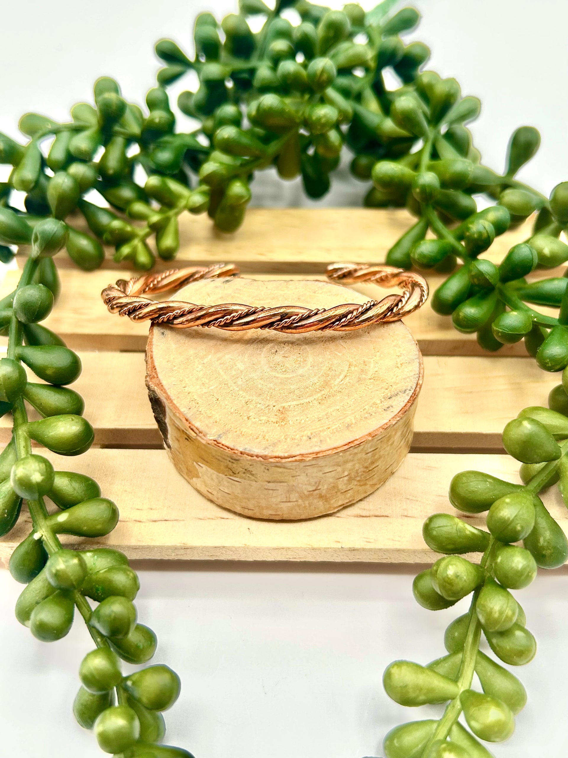Navajo Made Copper Cuff Bracelet