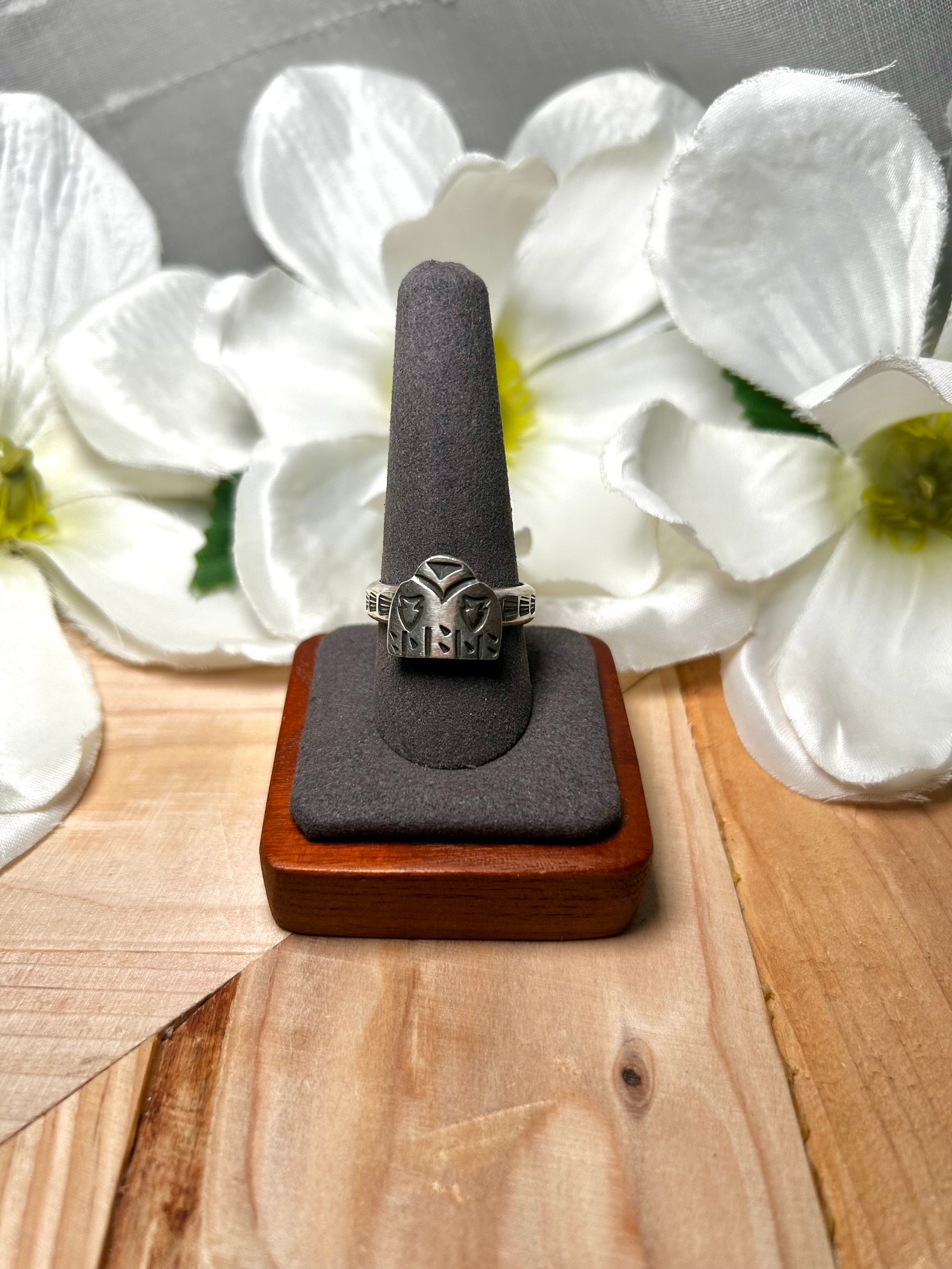 Navajo Made Sterling Silver Ring Size 10.25