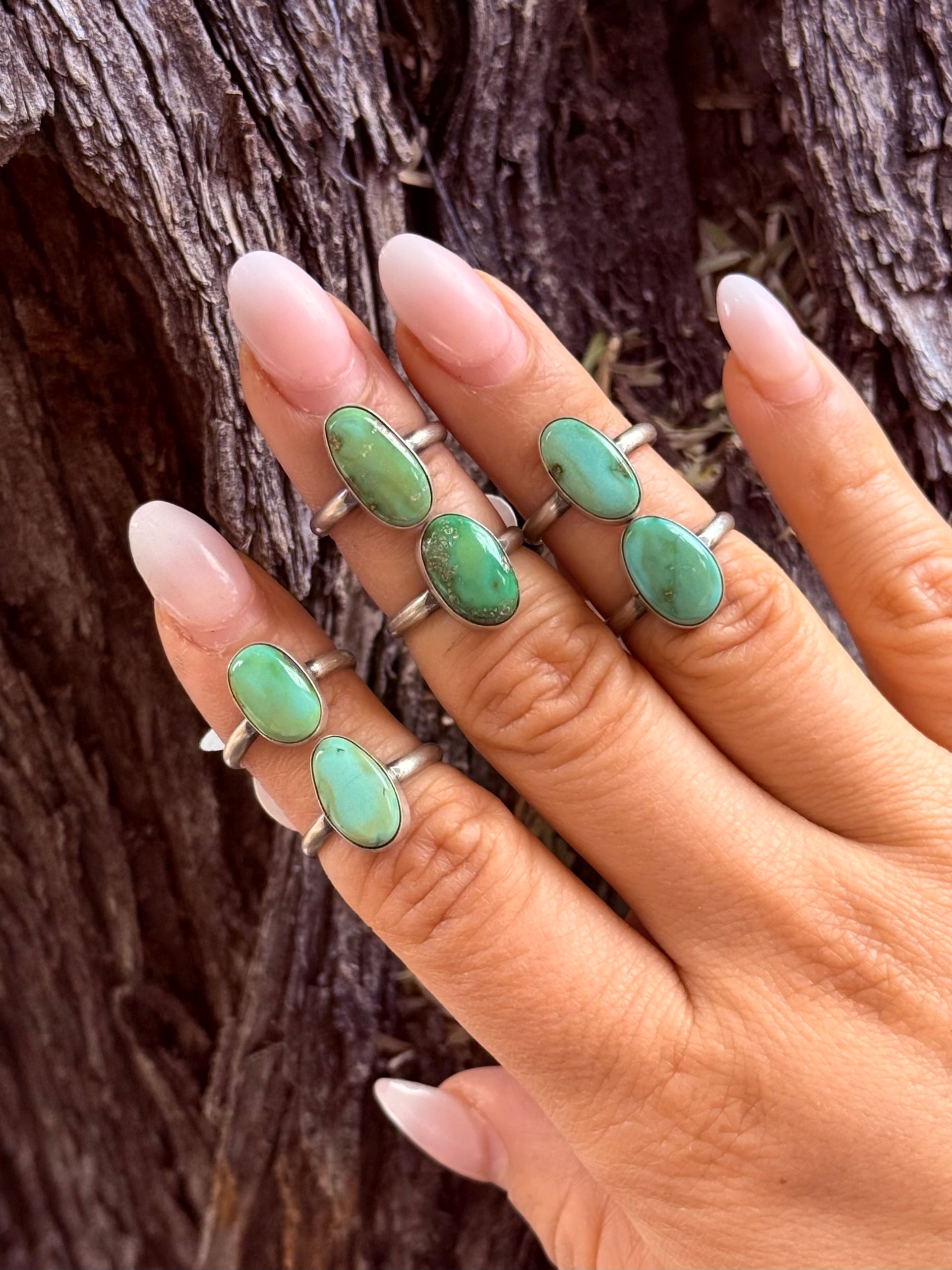 Navajo Sonoran Mountain Turquoise & Sterling Silver Ring
