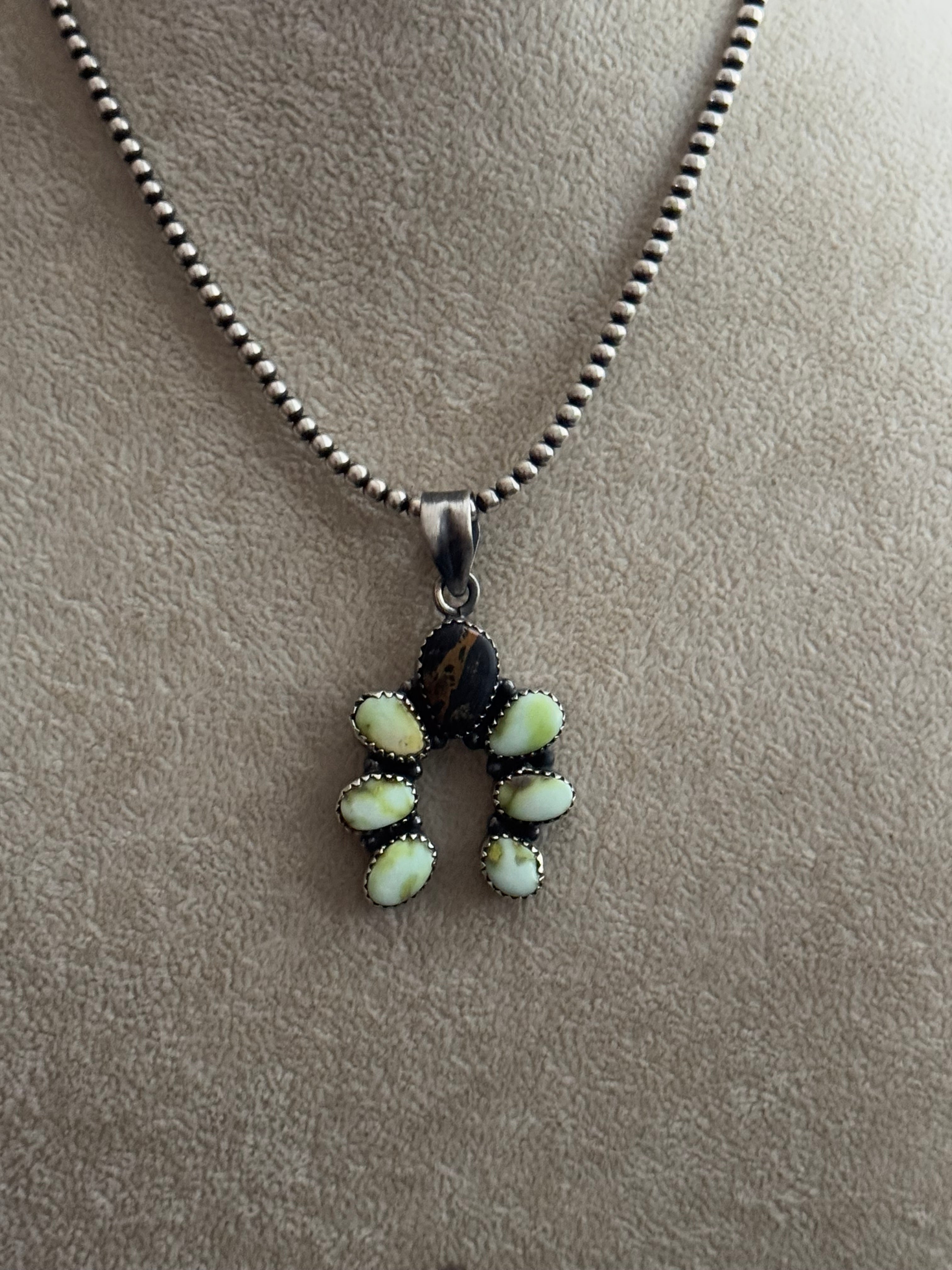 Southwest Multi Stone & Sterling Silver Pendant