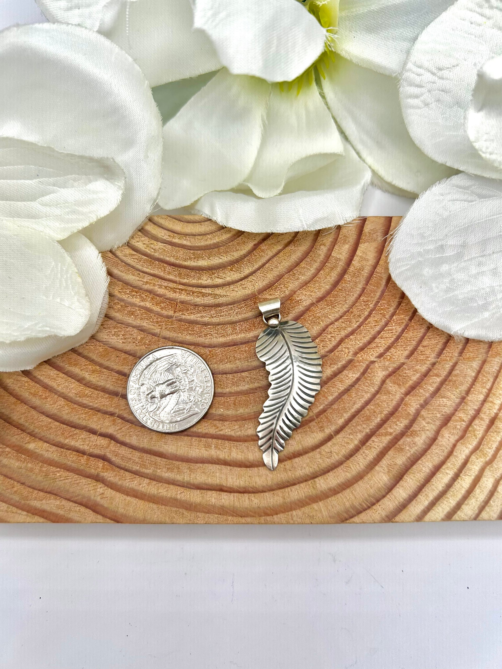 Navajo Made Sterling Silver Pendant