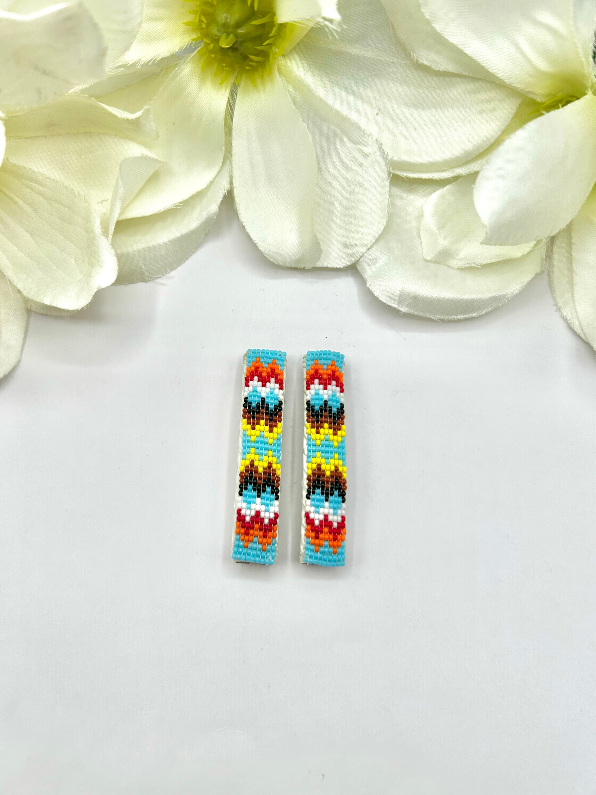 Navajo Made Beaded Hair Barrette