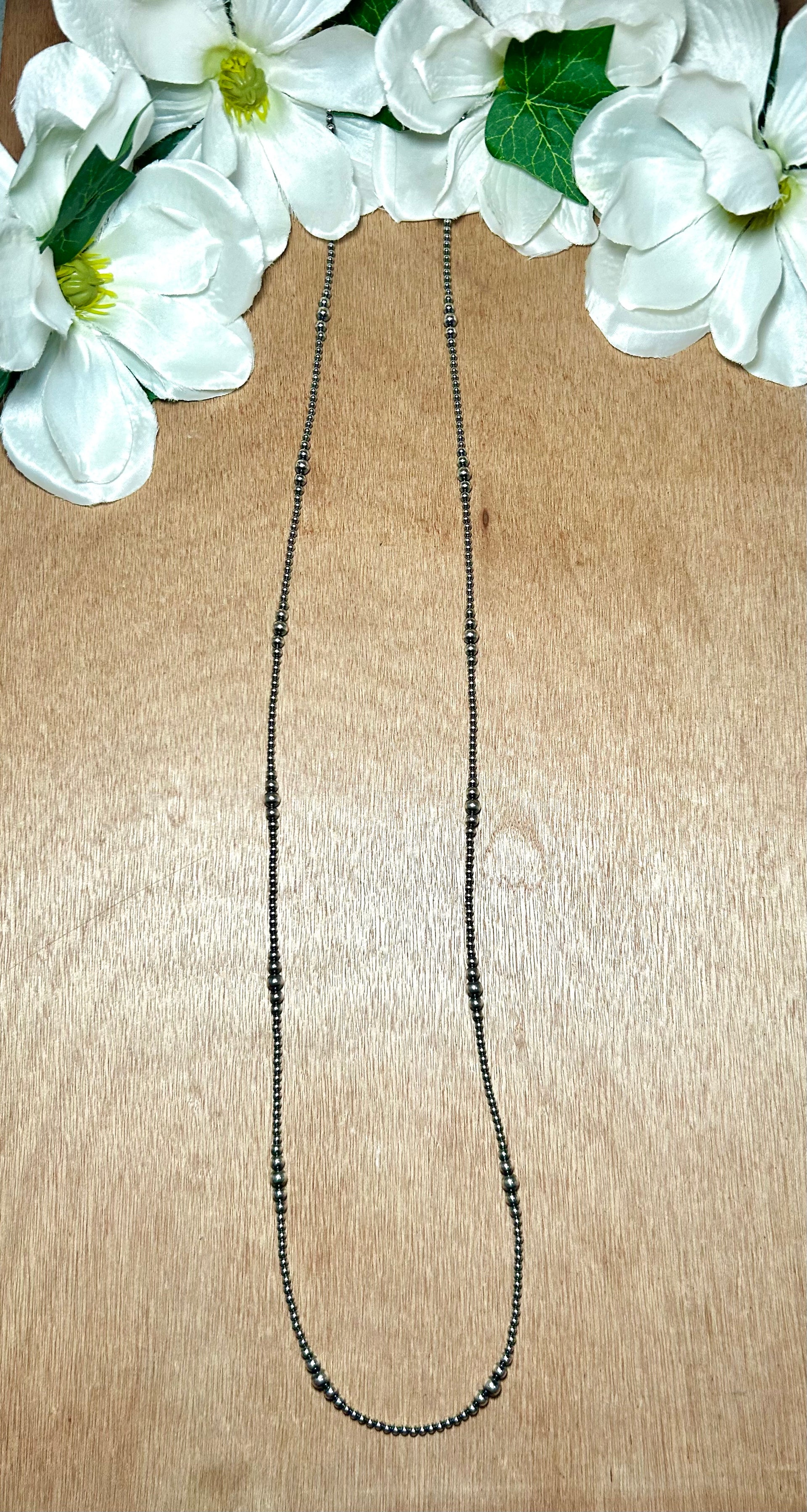 Navajo Made Sterling Silver Necklace