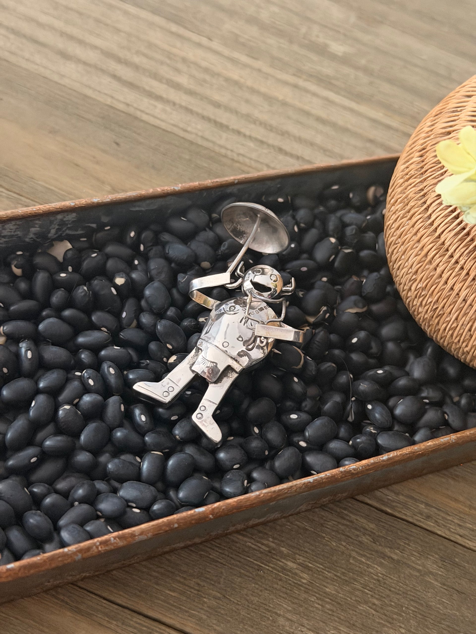 Navajo Handmade Sterling Silver Pin