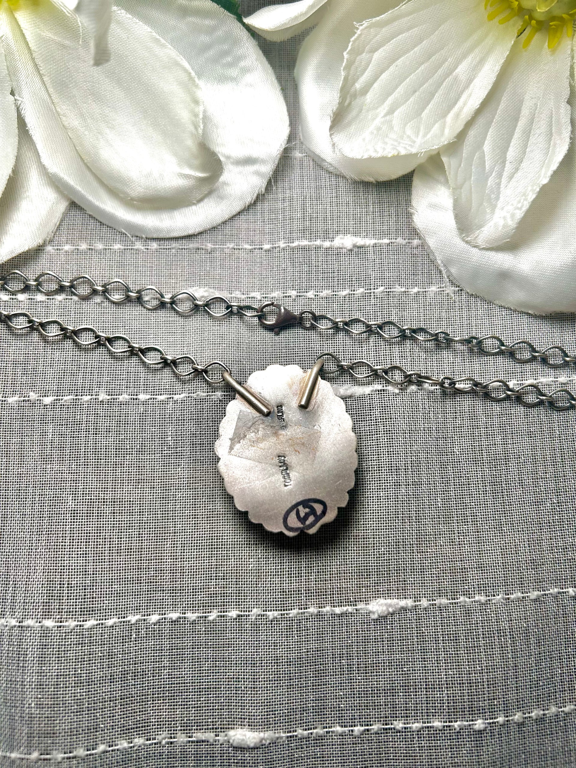 Tom Loy Royston Turquoise & Sterling Silver Necklace