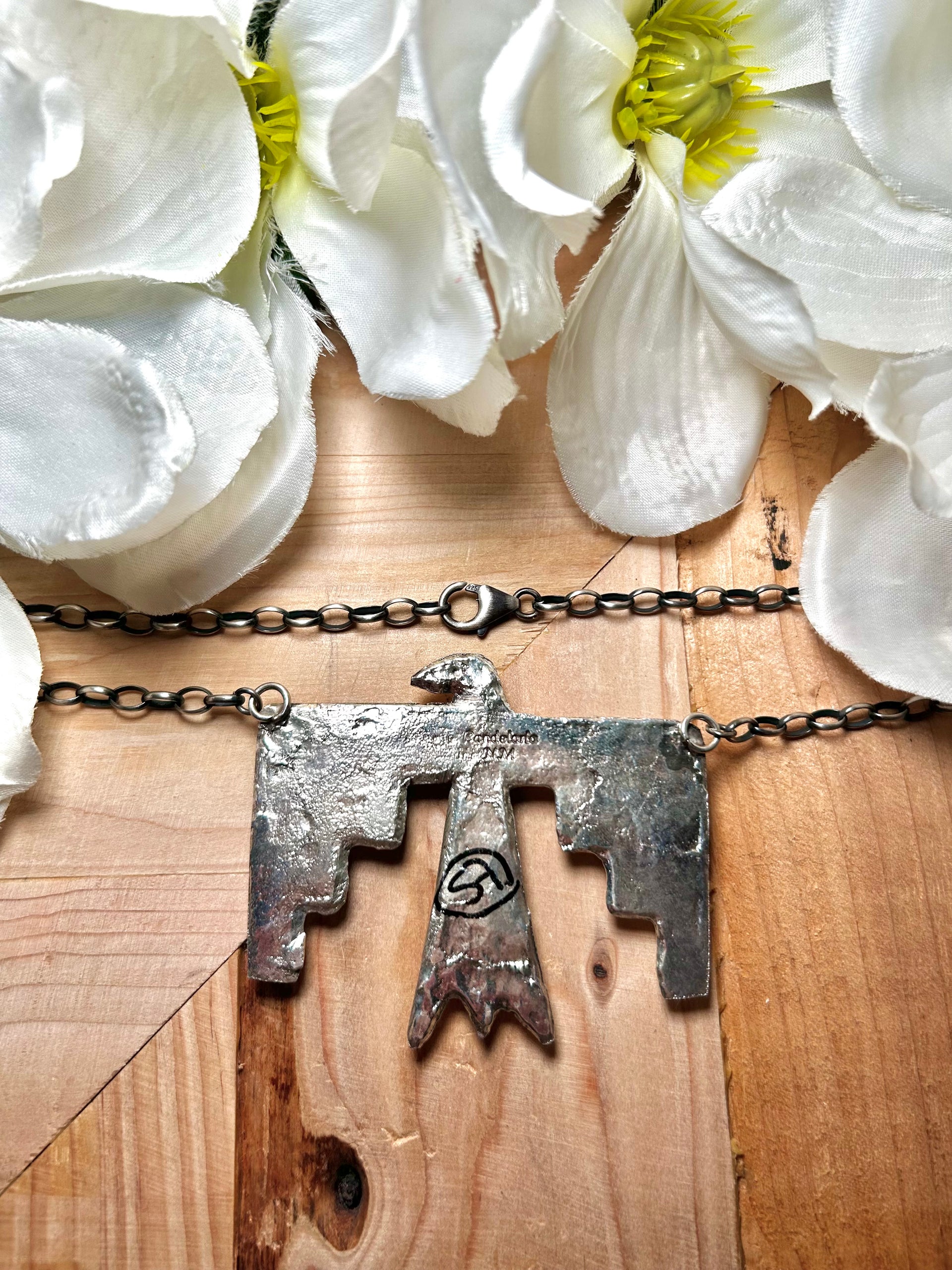 Jude Candelaria Kingman Turquoise & Sterling Silver Necklace