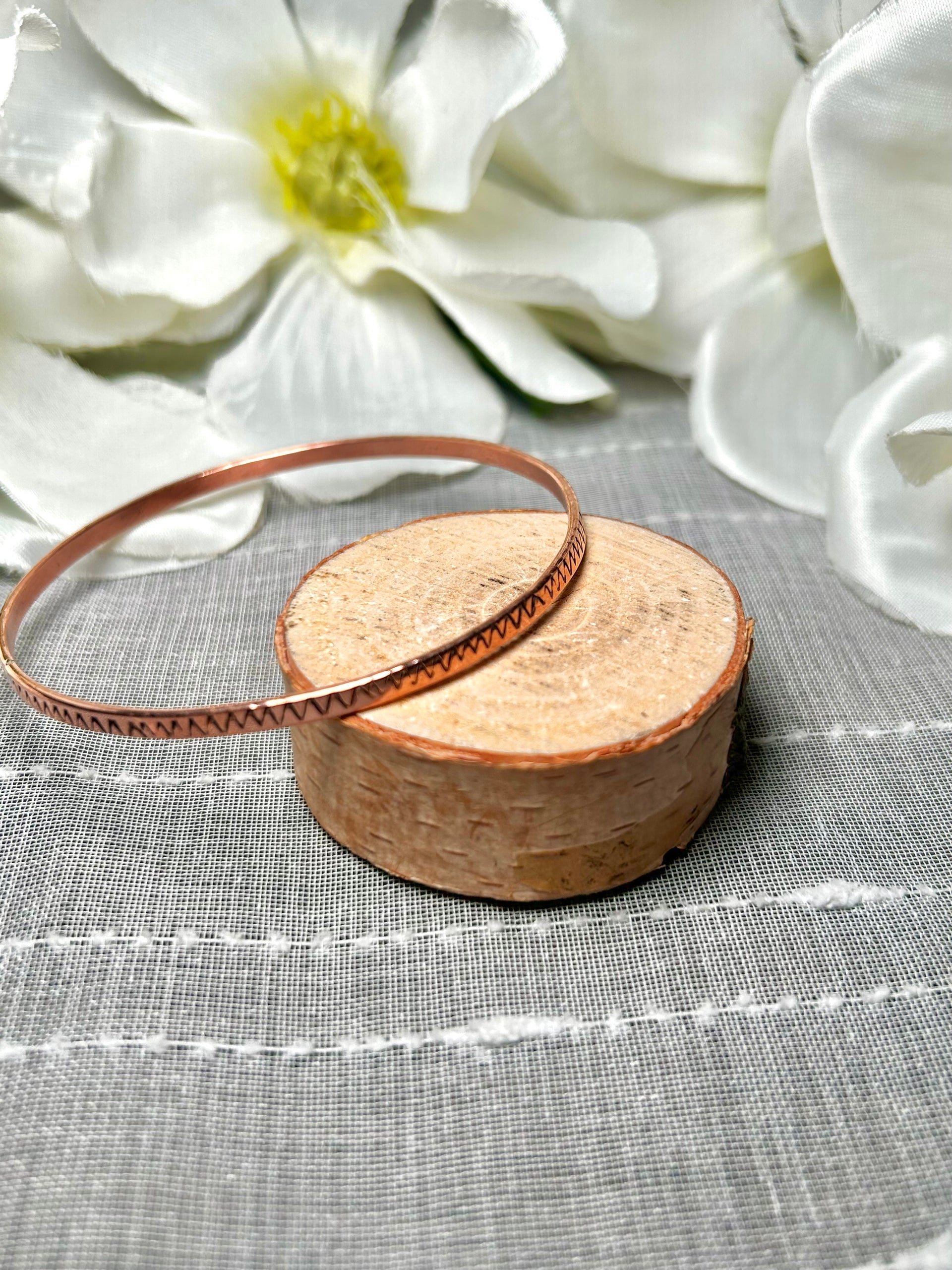 Navajo Made Copper Bangle Bracelet