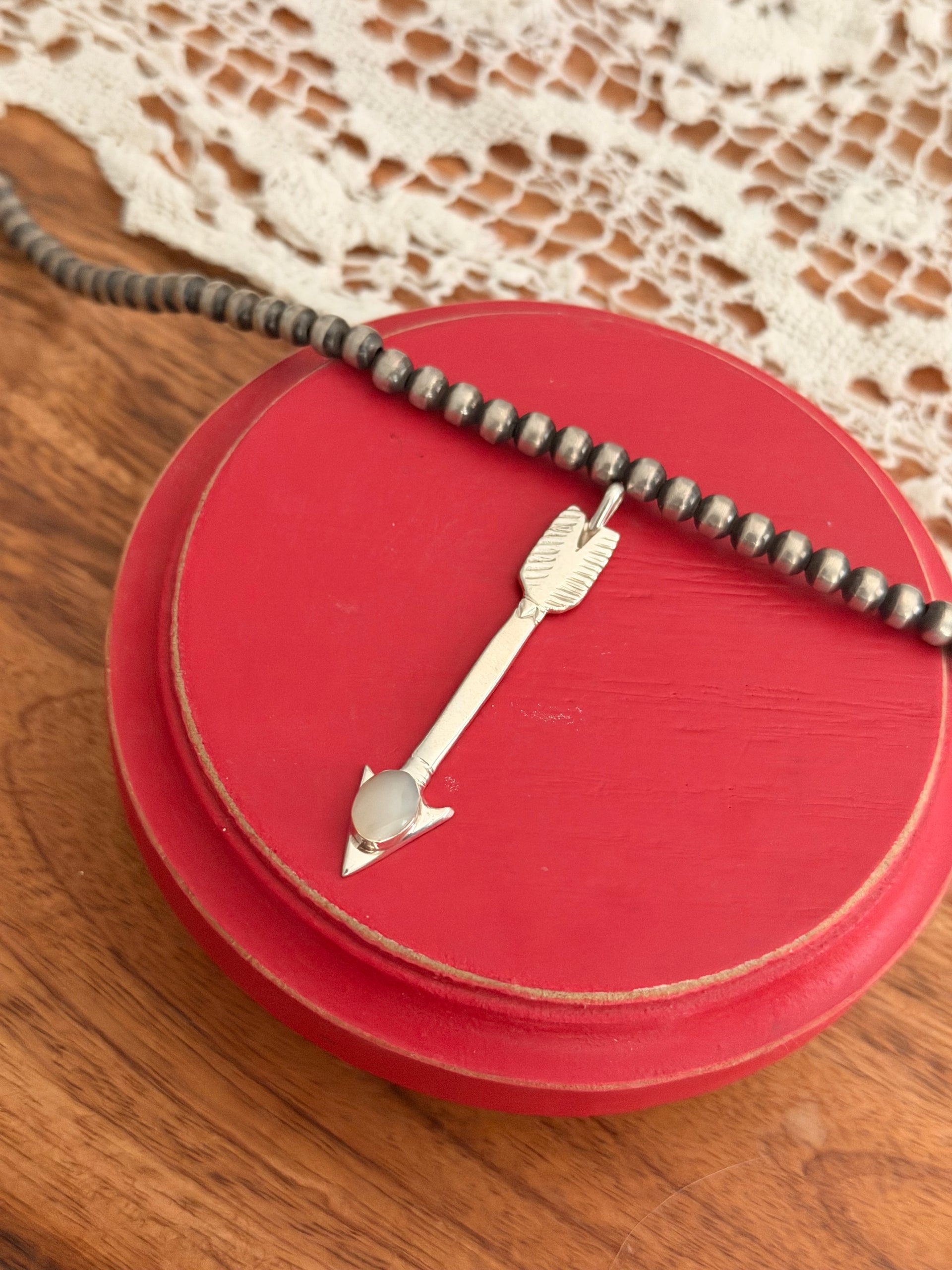Navajo Made Sterling Silver Pendant
