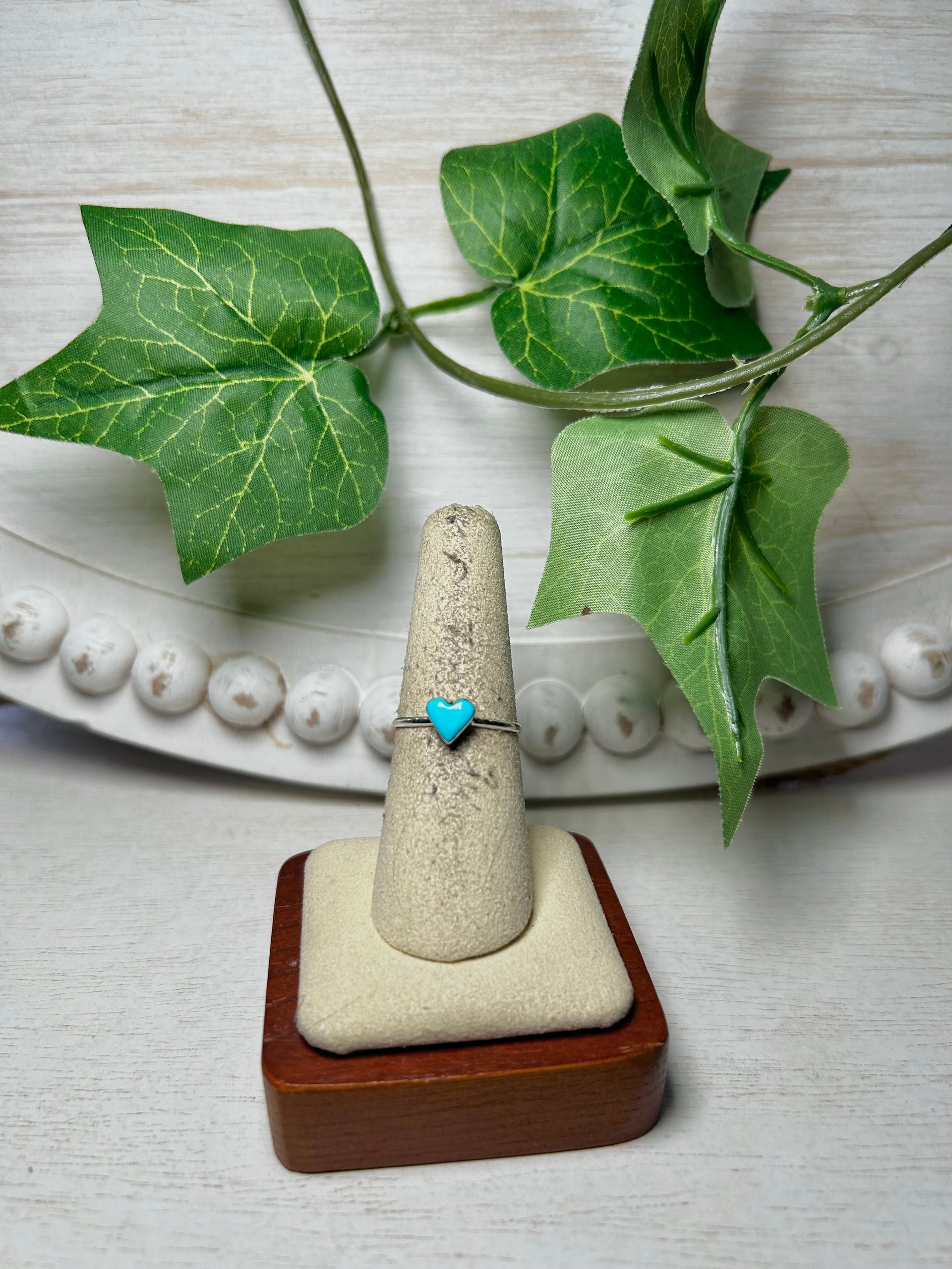 Zuni Made Kingman Turquoise & Sterling Silver Ring