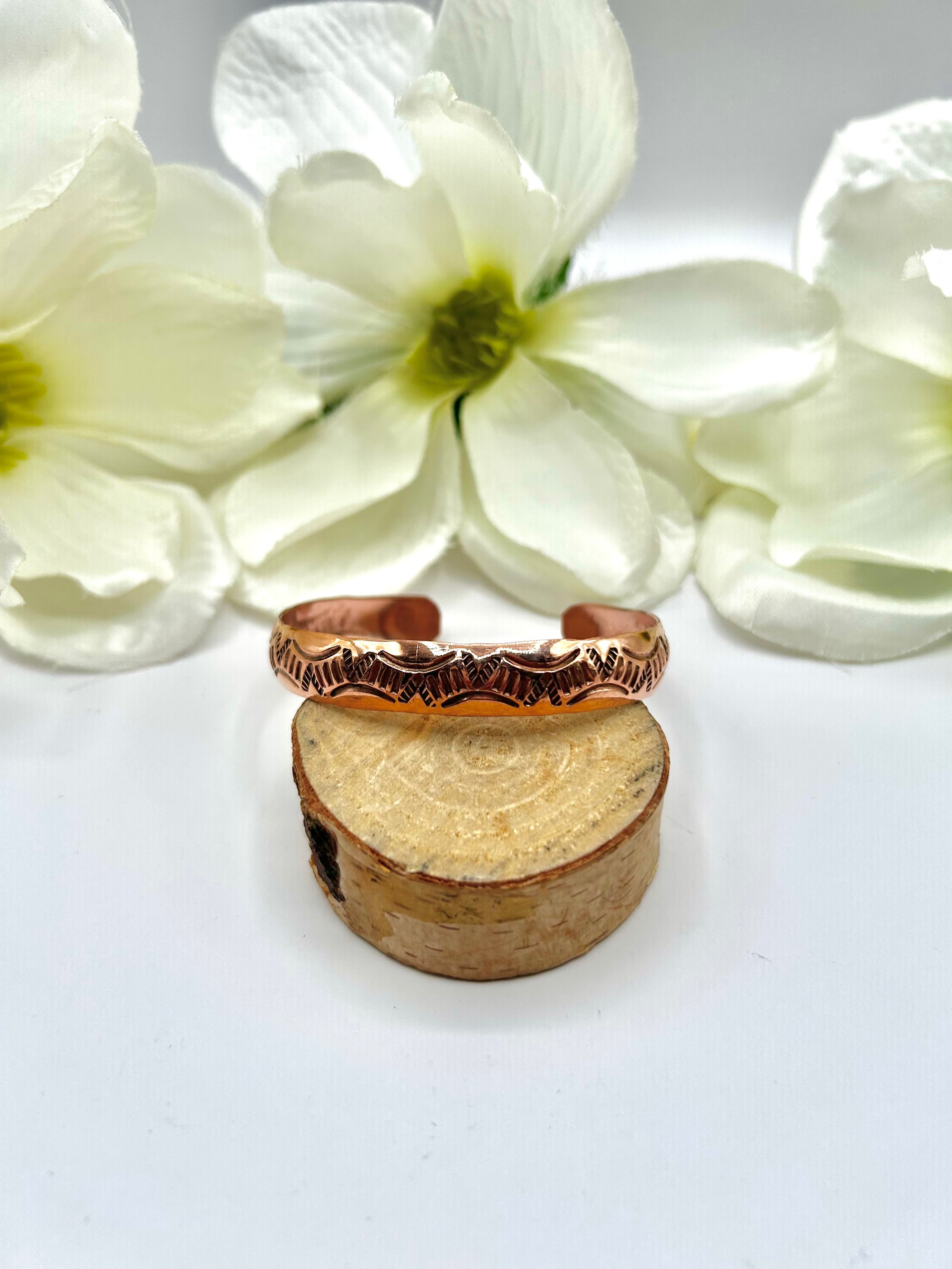 Navajo Made Copper Cuff Bracelet