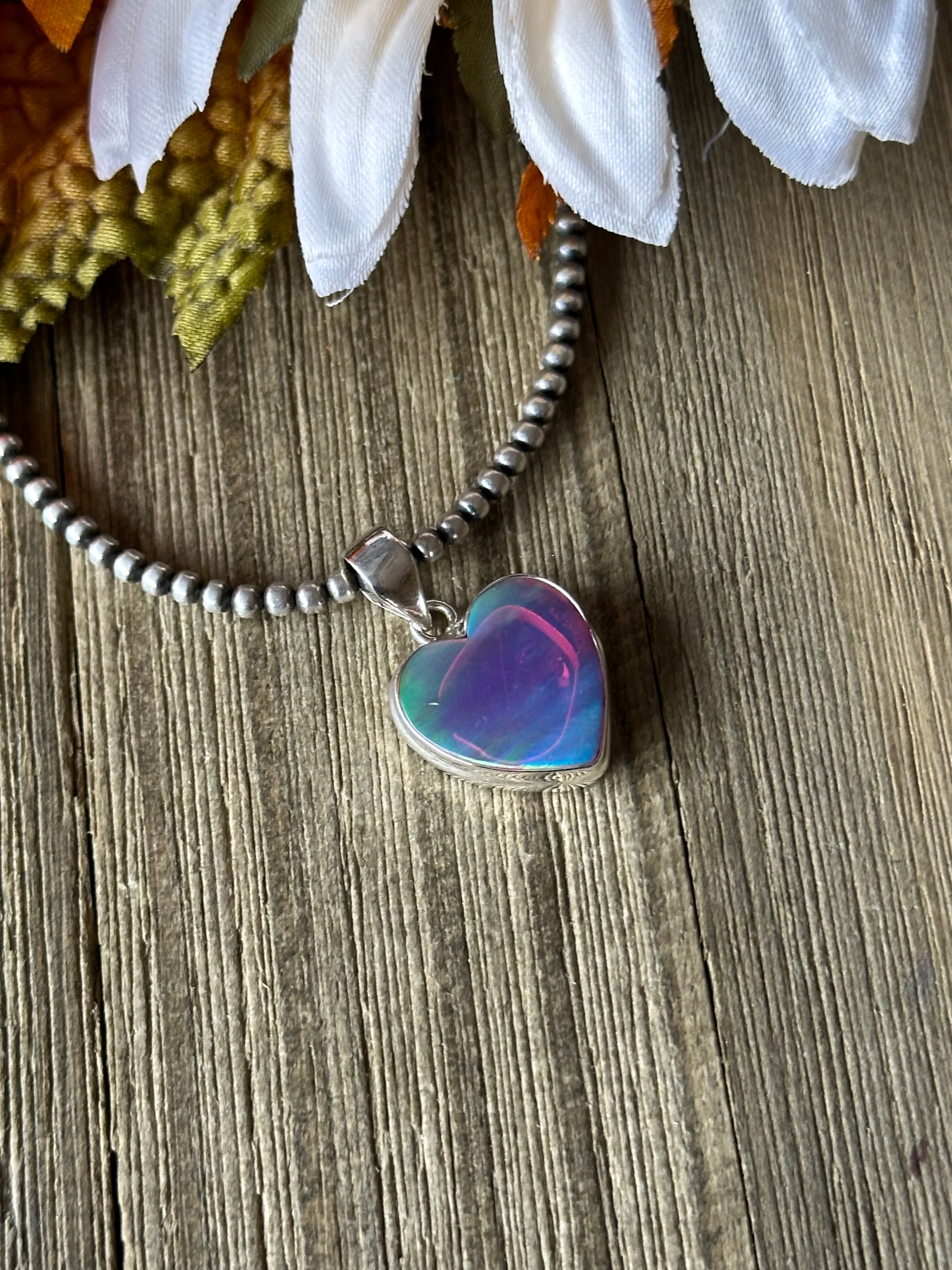 Southwest Handmade Opal & Sterling Silver Pendant