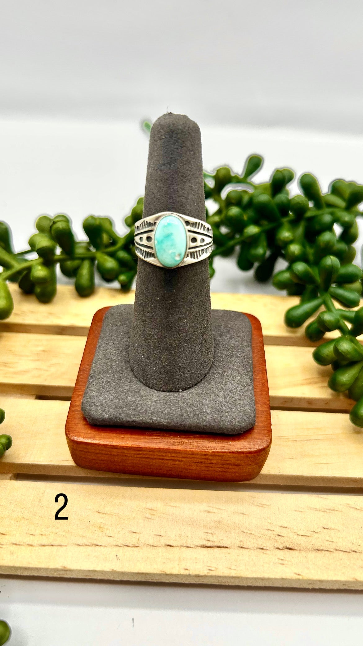 Francis Yazzie Royston Turquoise & Sterling Silver Ring