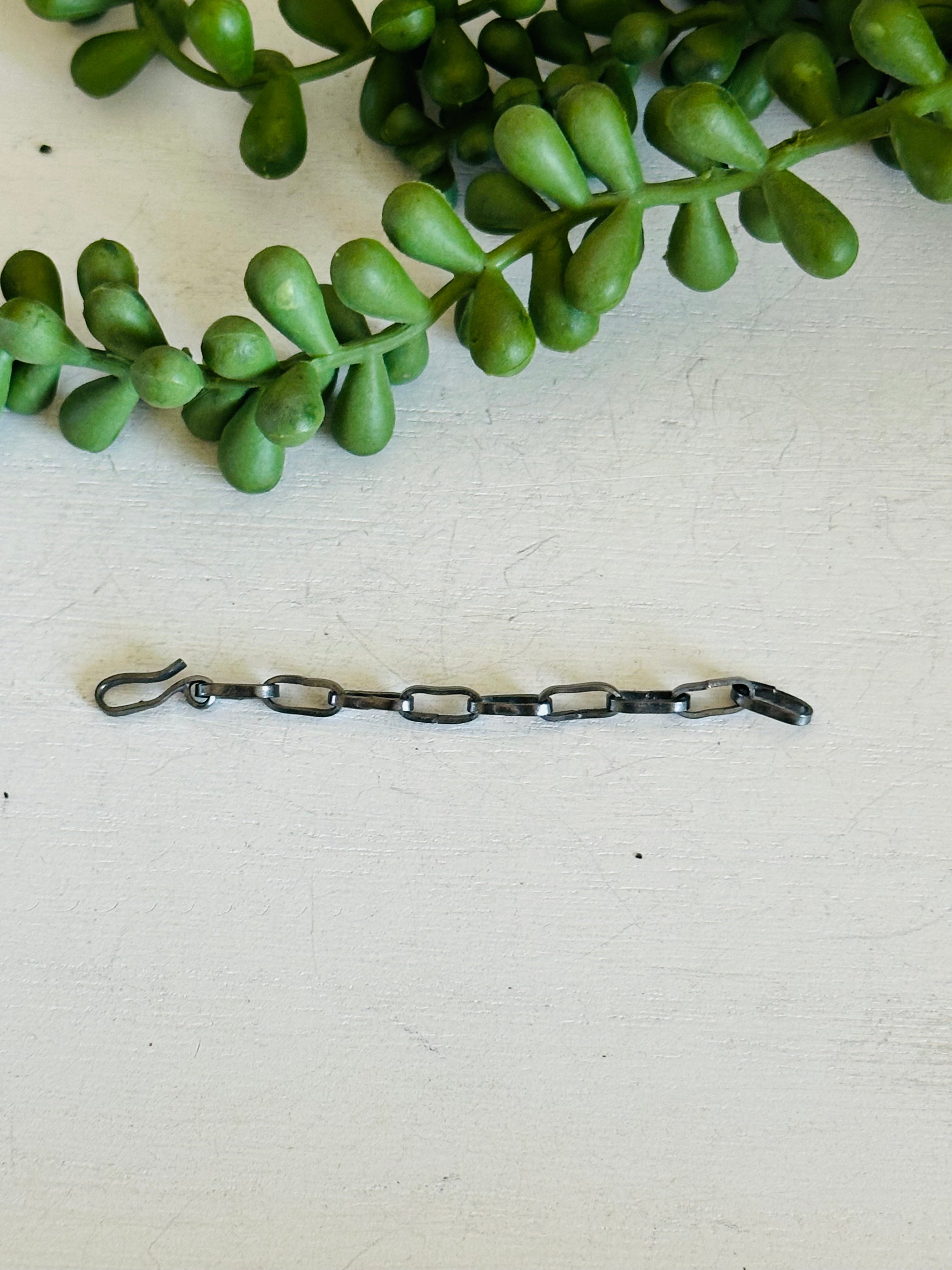 Southwest Made Sterling Silver Paper Clip Chain Extenders