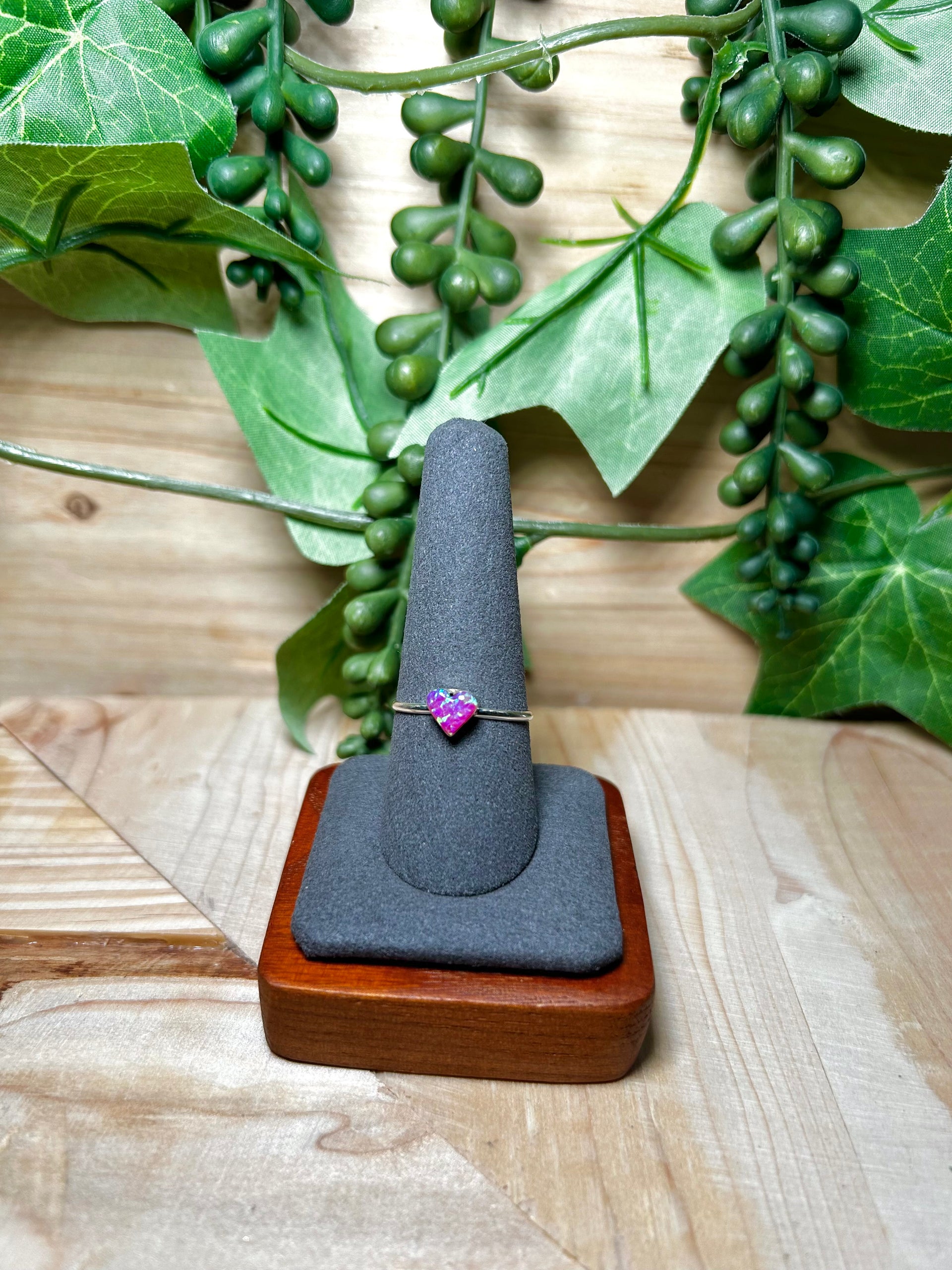 Navajo Made Opal & Sterling Silver Ring Size 9.25