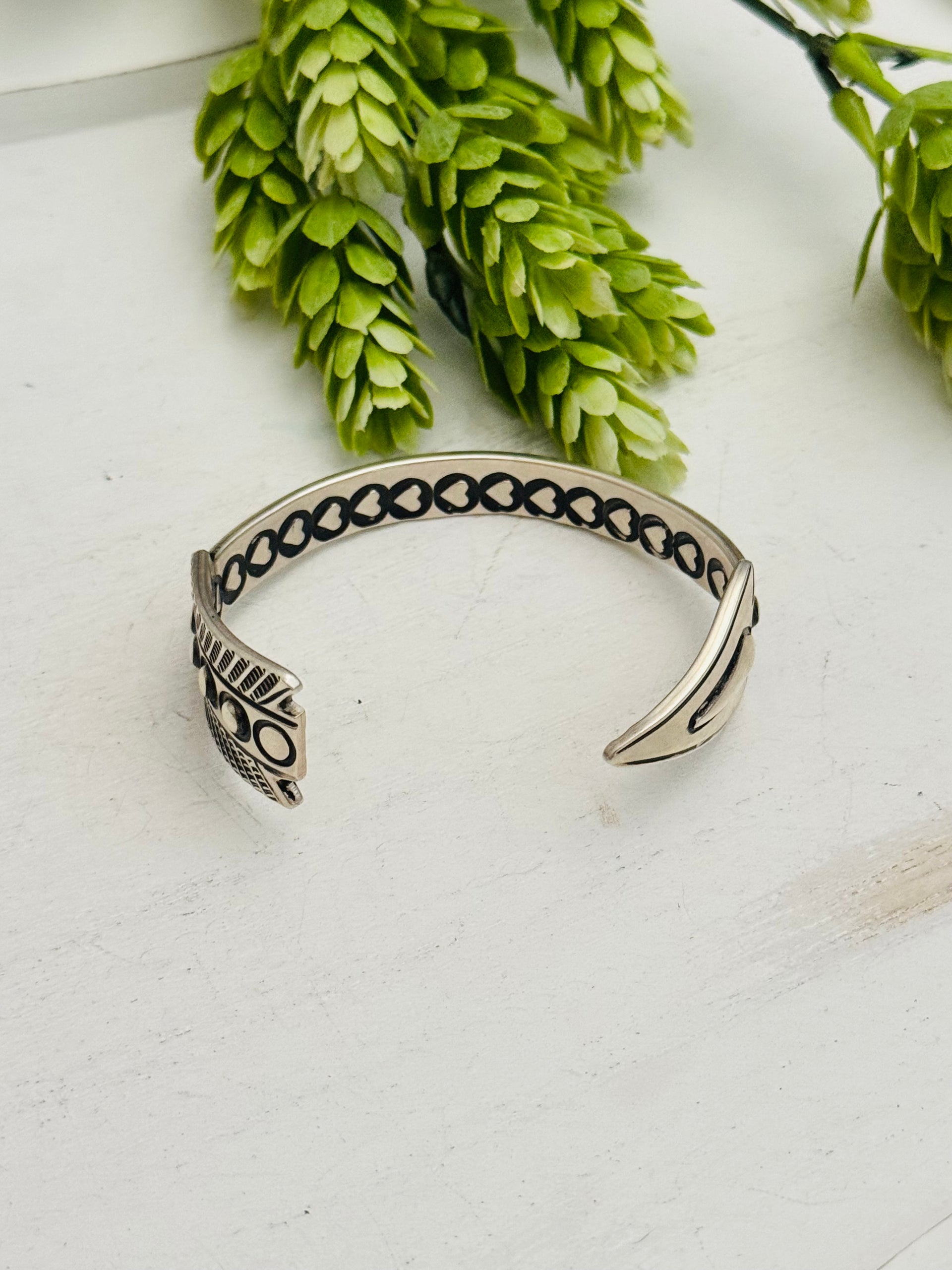 Navajo Made Sterling Silver Cuff Bracelet