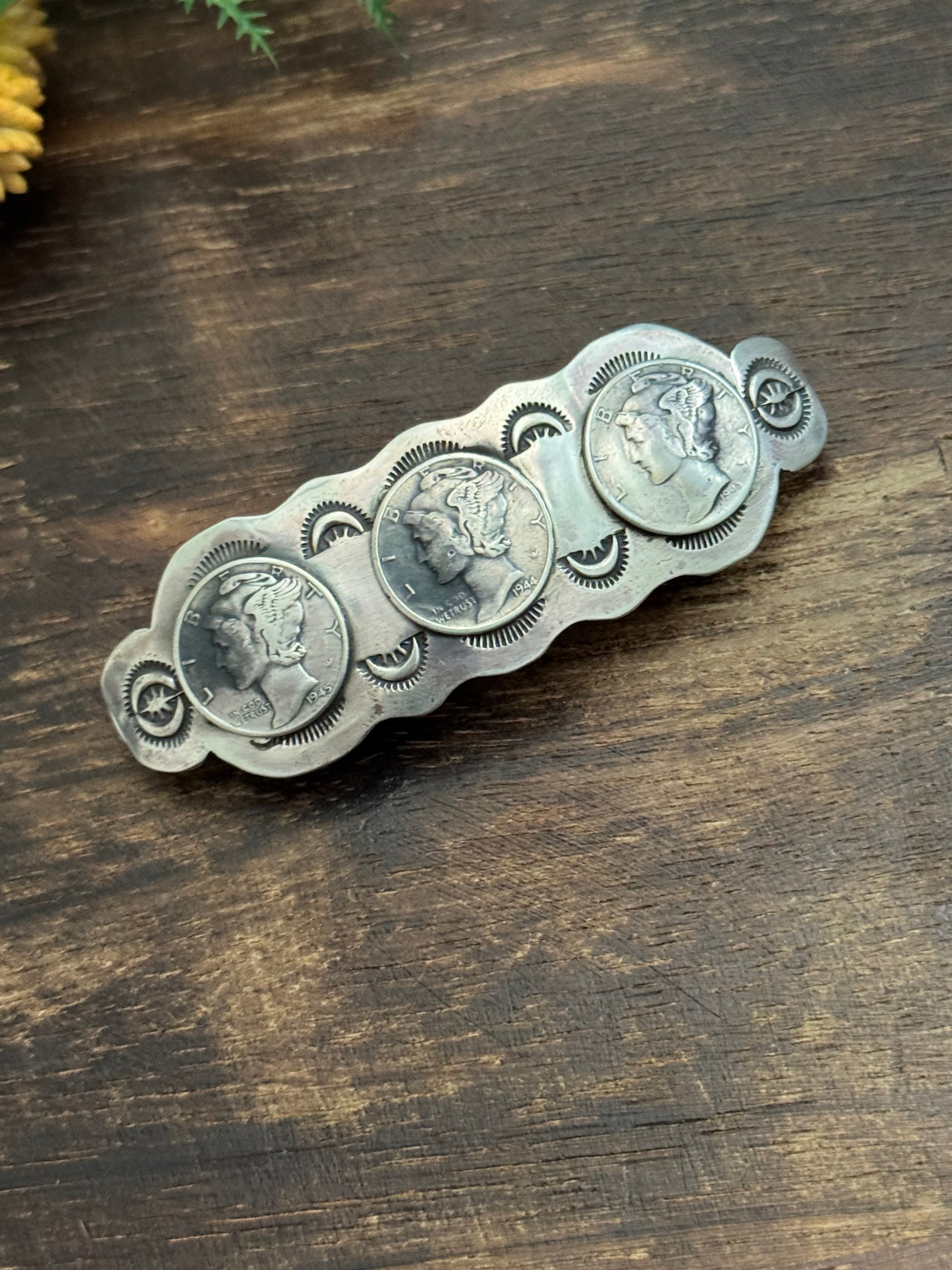 Dylan Hopper Sterling Silver Liberty Dine Hair Barrette
