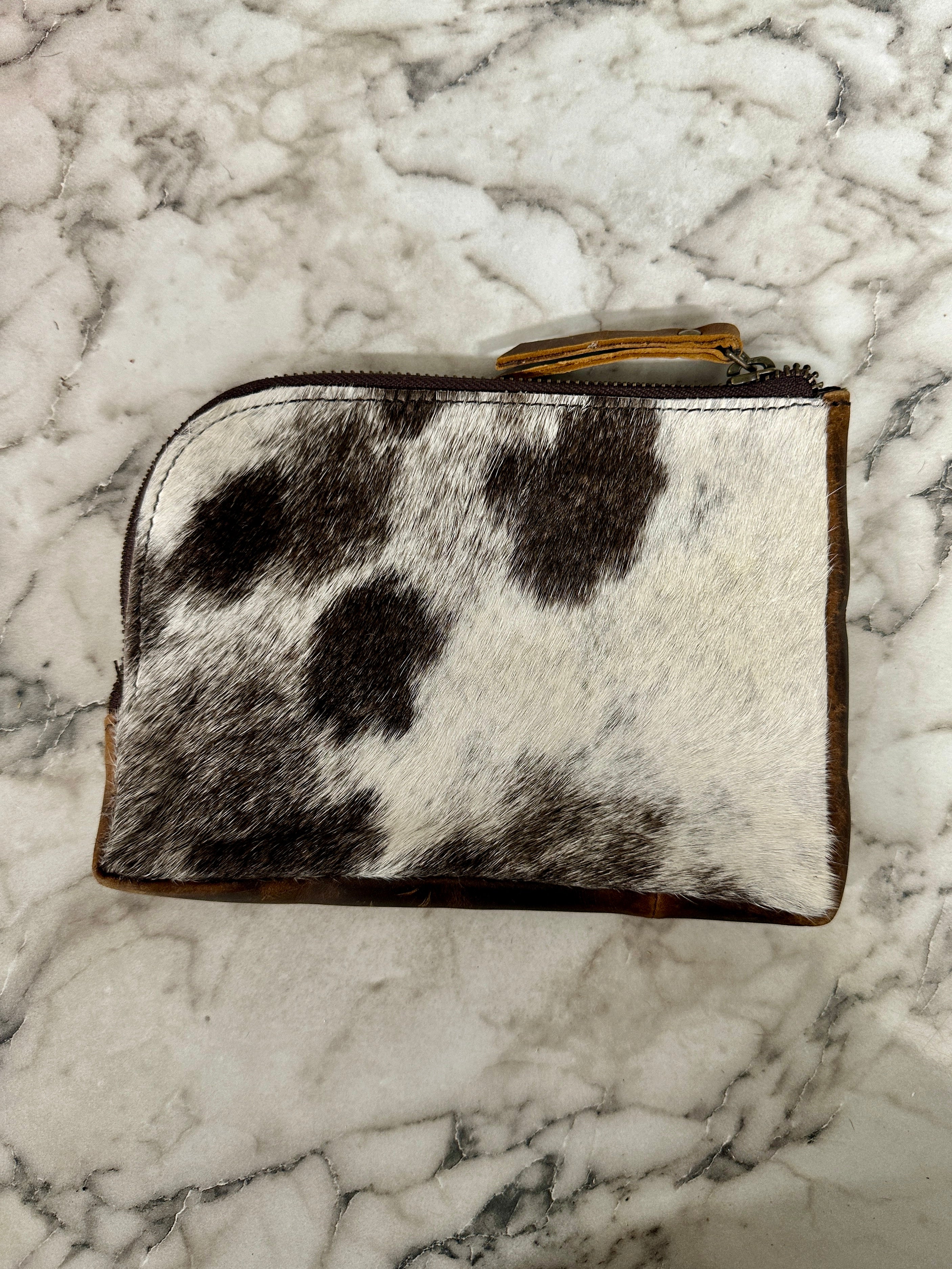 Genuine Leather Cowhide Coin Bag